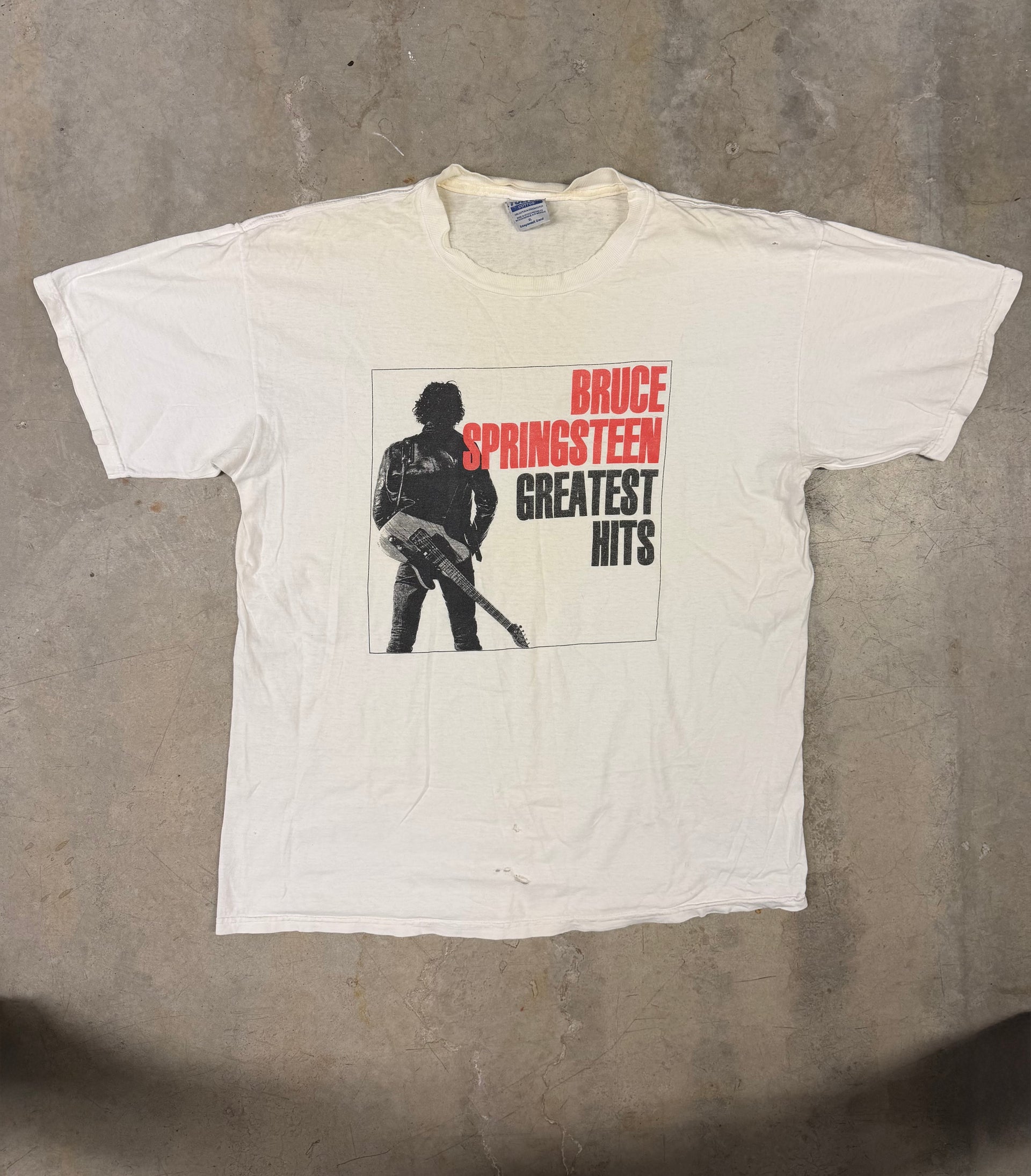90s Bruce Springsteen Greatest Hits Vintage Tee | Size XL