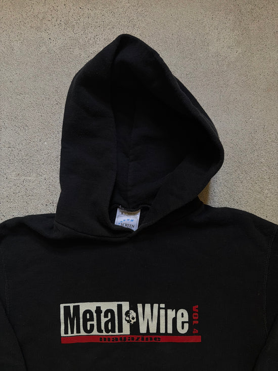 2000s Metal Wire Magazine Hoodie | Size S