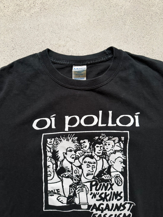 90s Oi Polloi Punk Tee | Size L