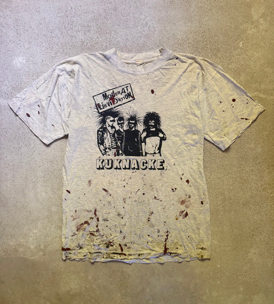 90s Moderat Likvidation “Kuknacke” Distortion Records T-Shirt | Size L