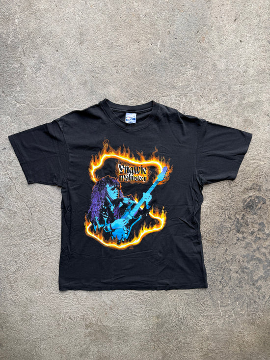 Yngwie Malmsteen Flames 1991 Vintage Tee | Size XL