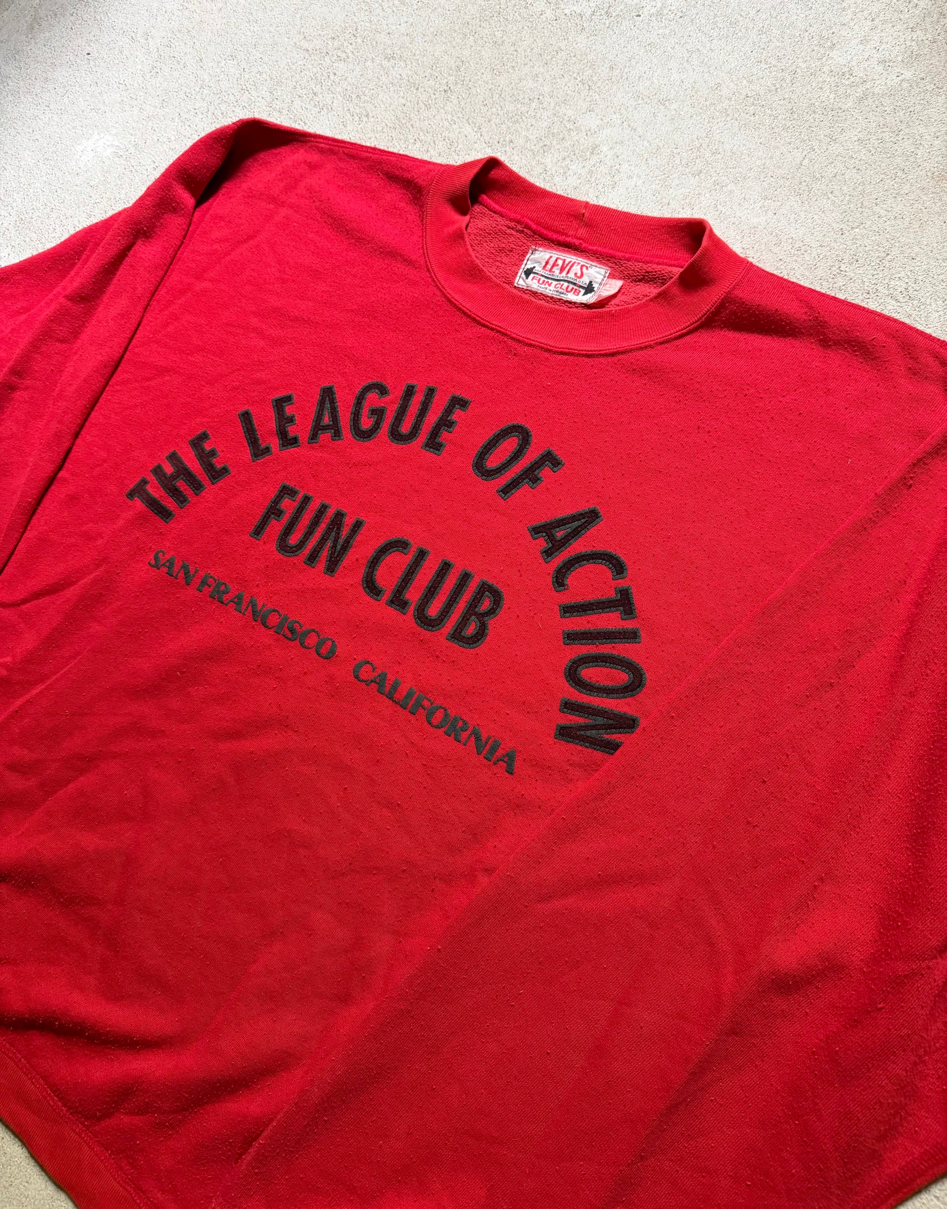 80s Levi’s Fun Club Sweatshirt | Size L