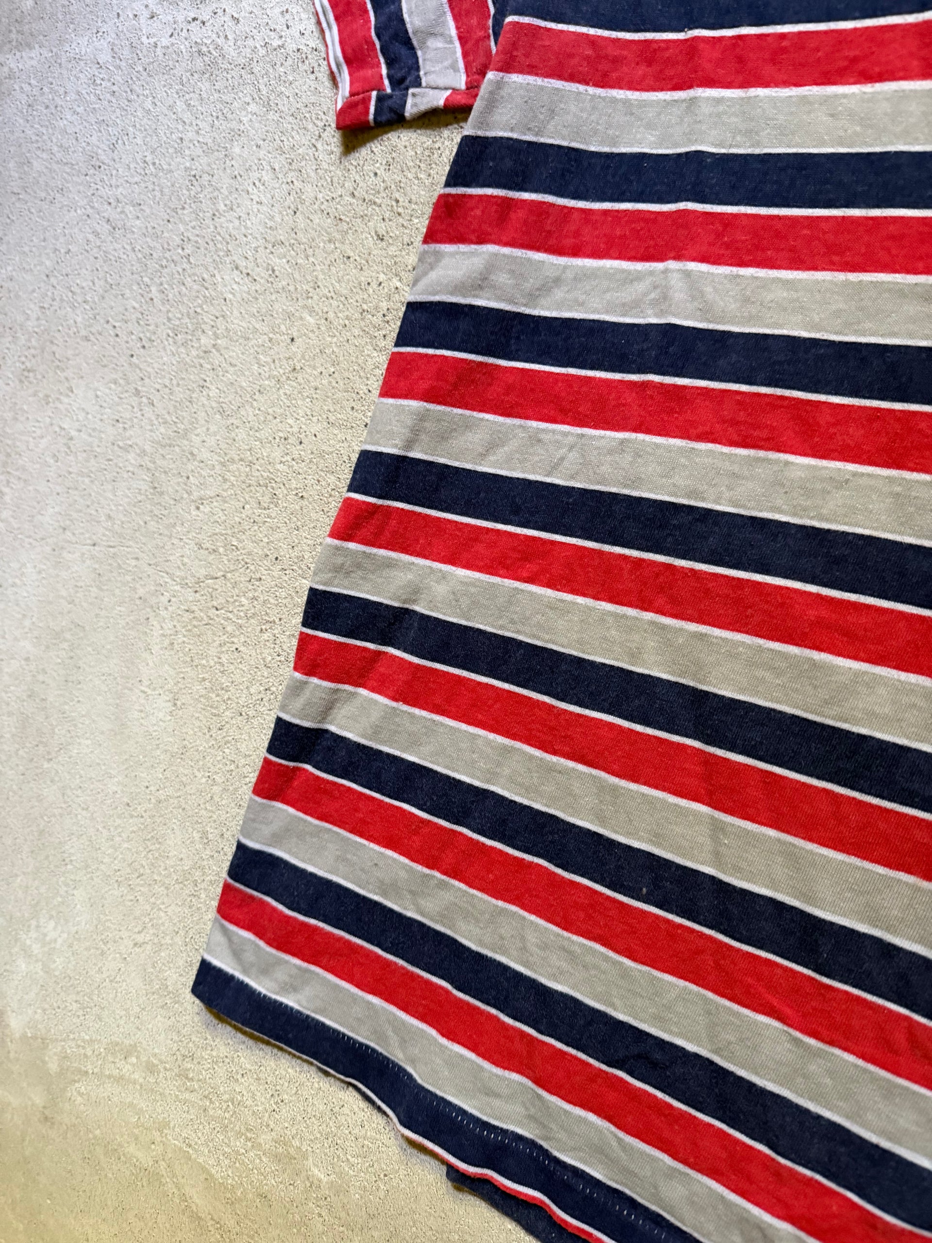 70s Multi Stripe Tee | Size L