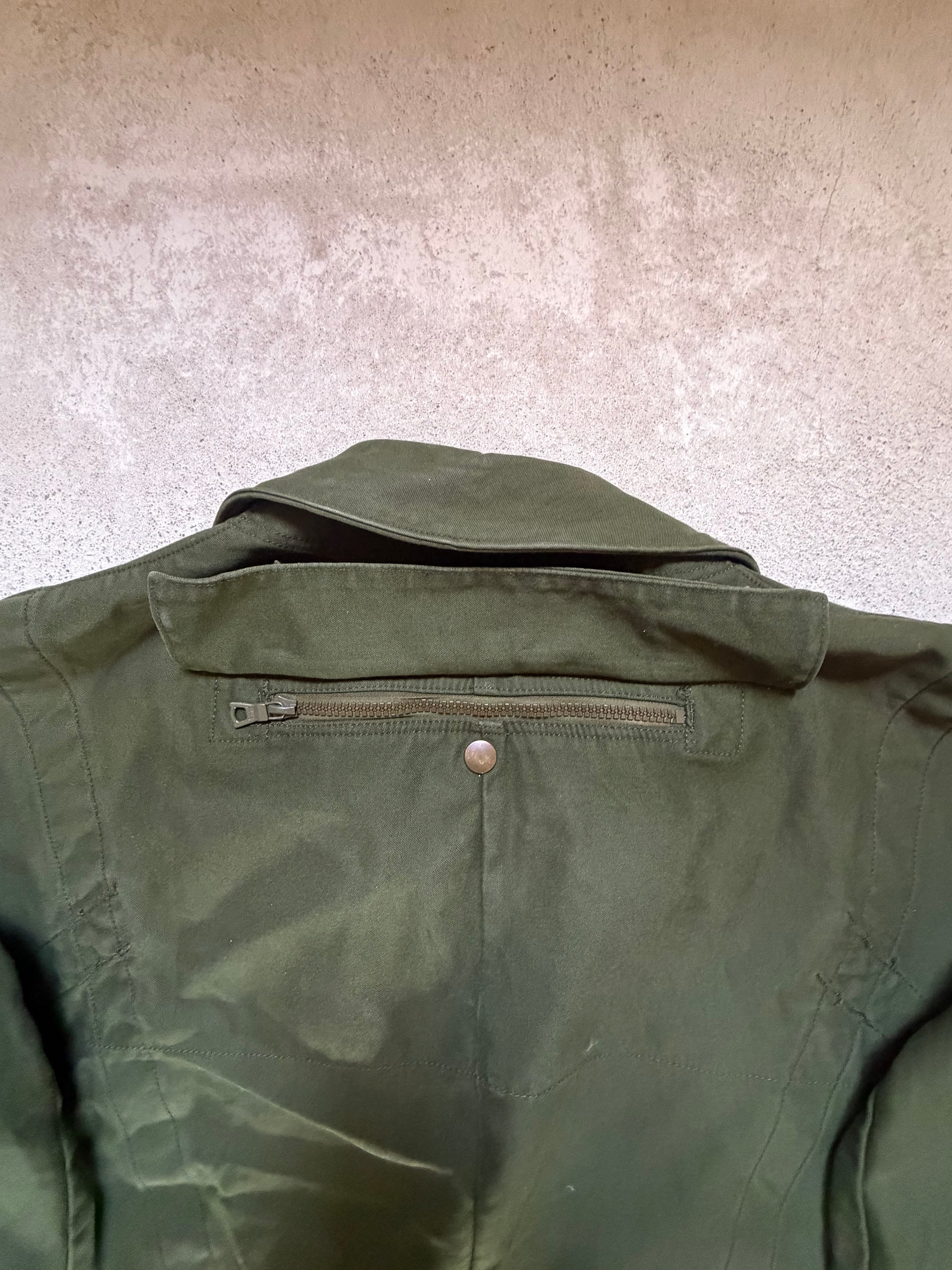 70s Military Tanker Jacket Olive | Size XL