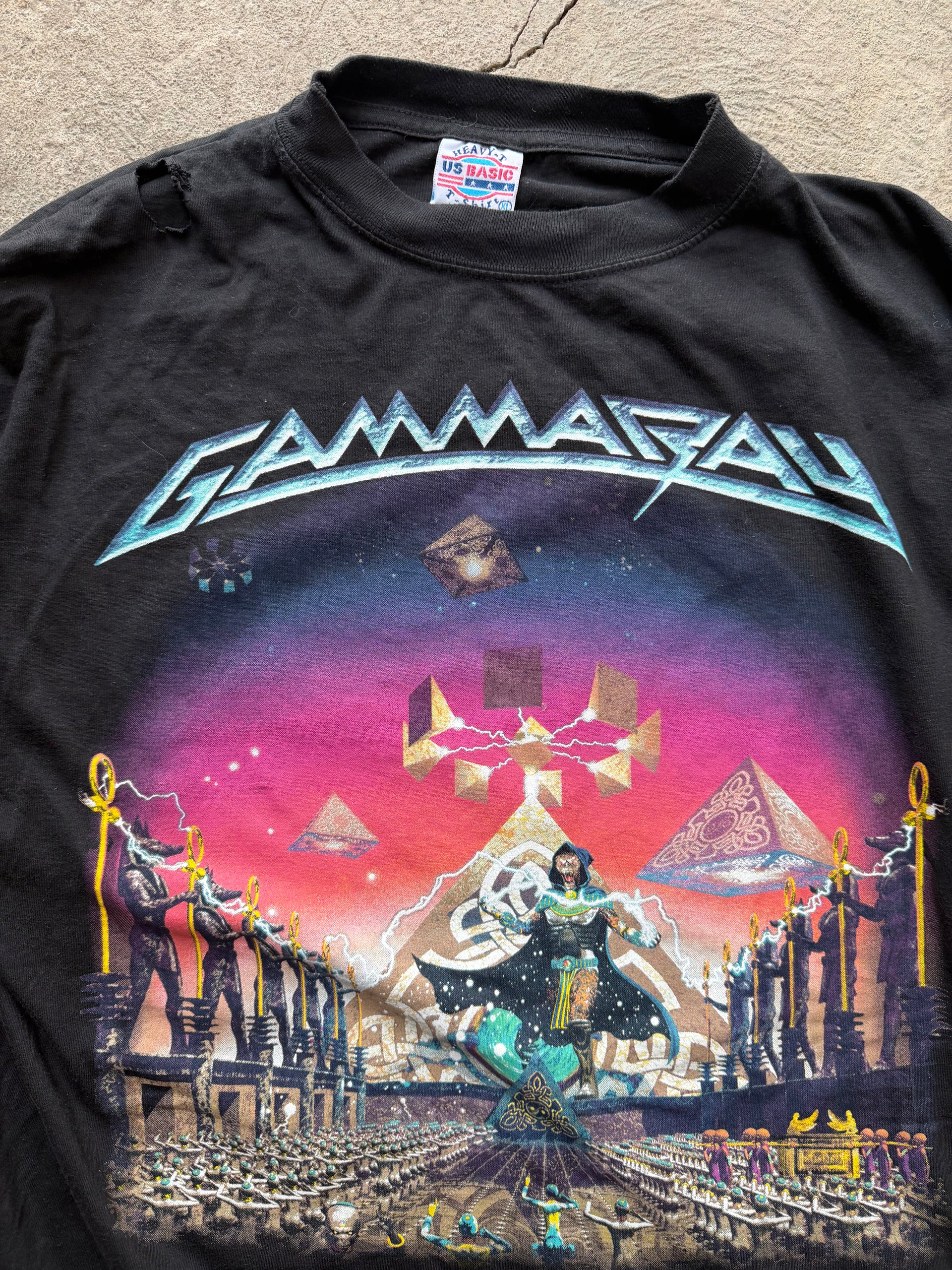 90s Gamma Ray Long Sleeve Tour Shirt | Size XL