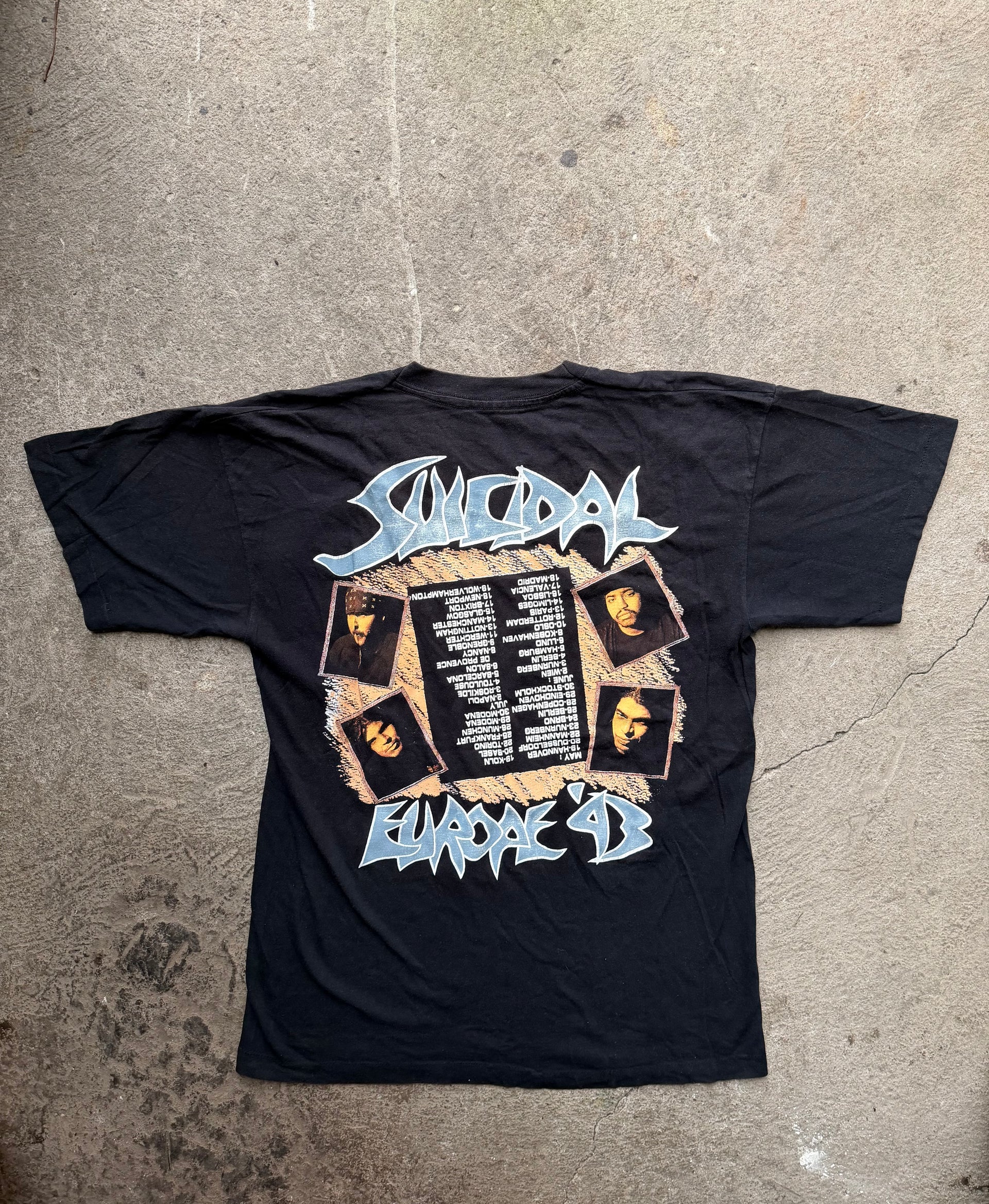 90s Suicidal Tendencies Europe ’93 Tour Tee | Size L