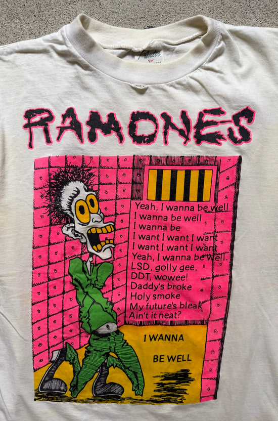 90s Ramones Scandinavia Tour Tee | Size XL