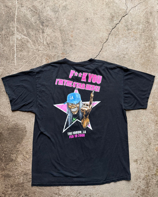 00s Iron Maiden LA Forum Hollywood Walk of Fame T-Shirt | Size XL