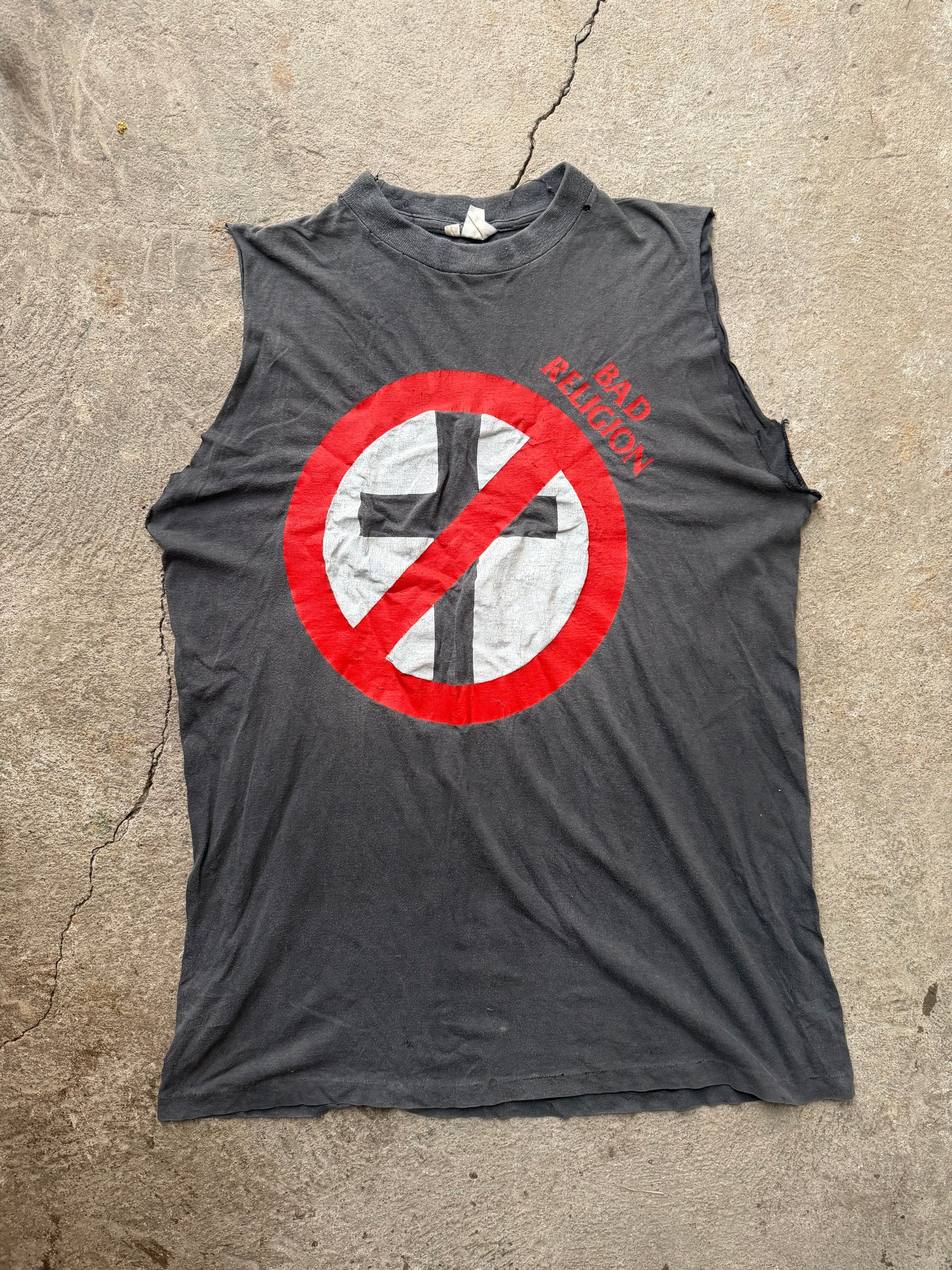 90s Bad Religion Sleeveless T-Shirt | Size XL