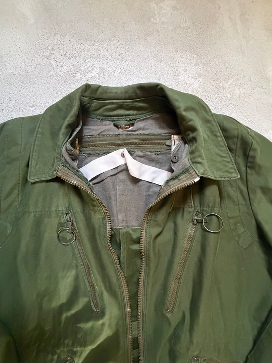 70s Military Tanker Jacket Olive | Size XL