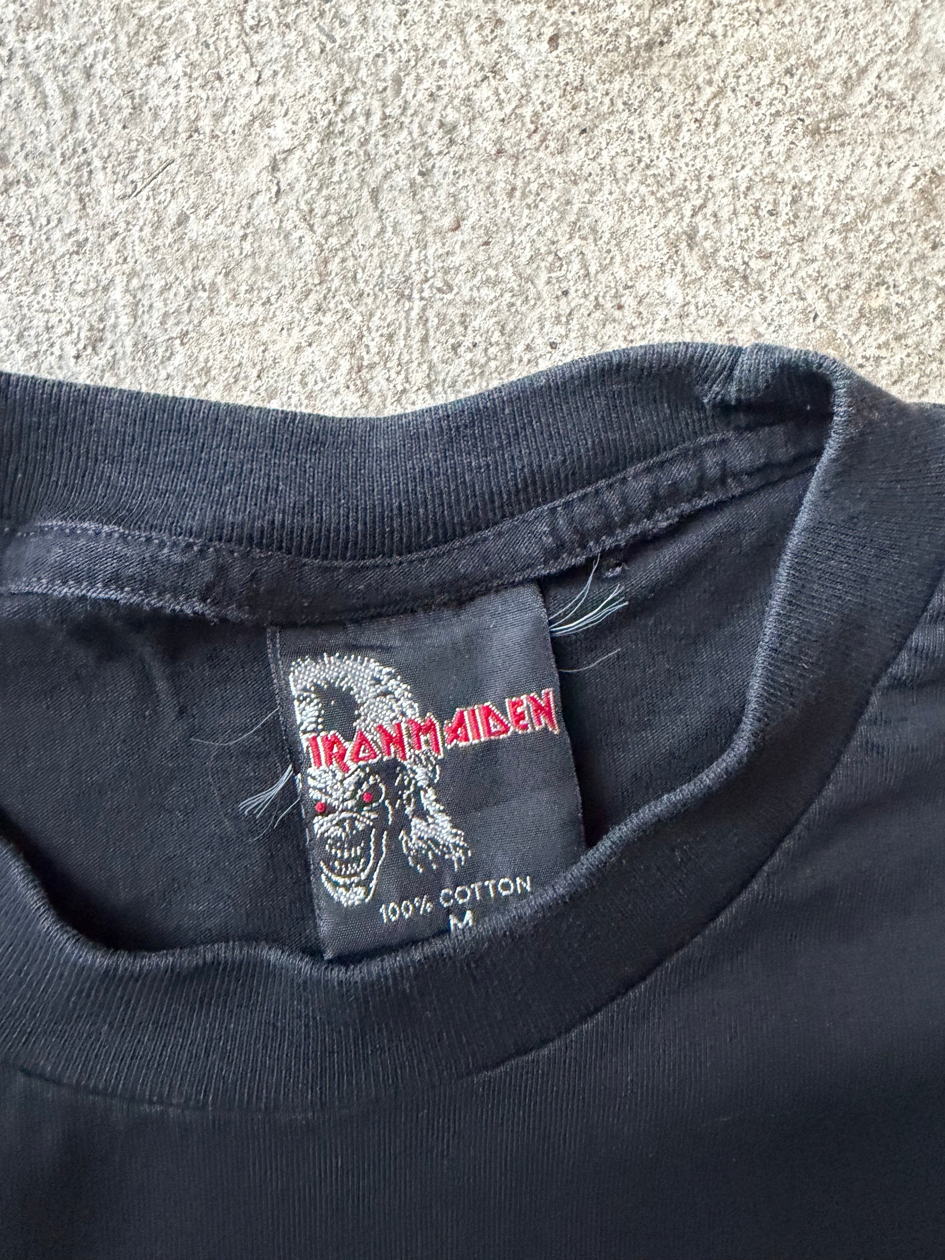 00s Flame Skull Ace Tee | Size M