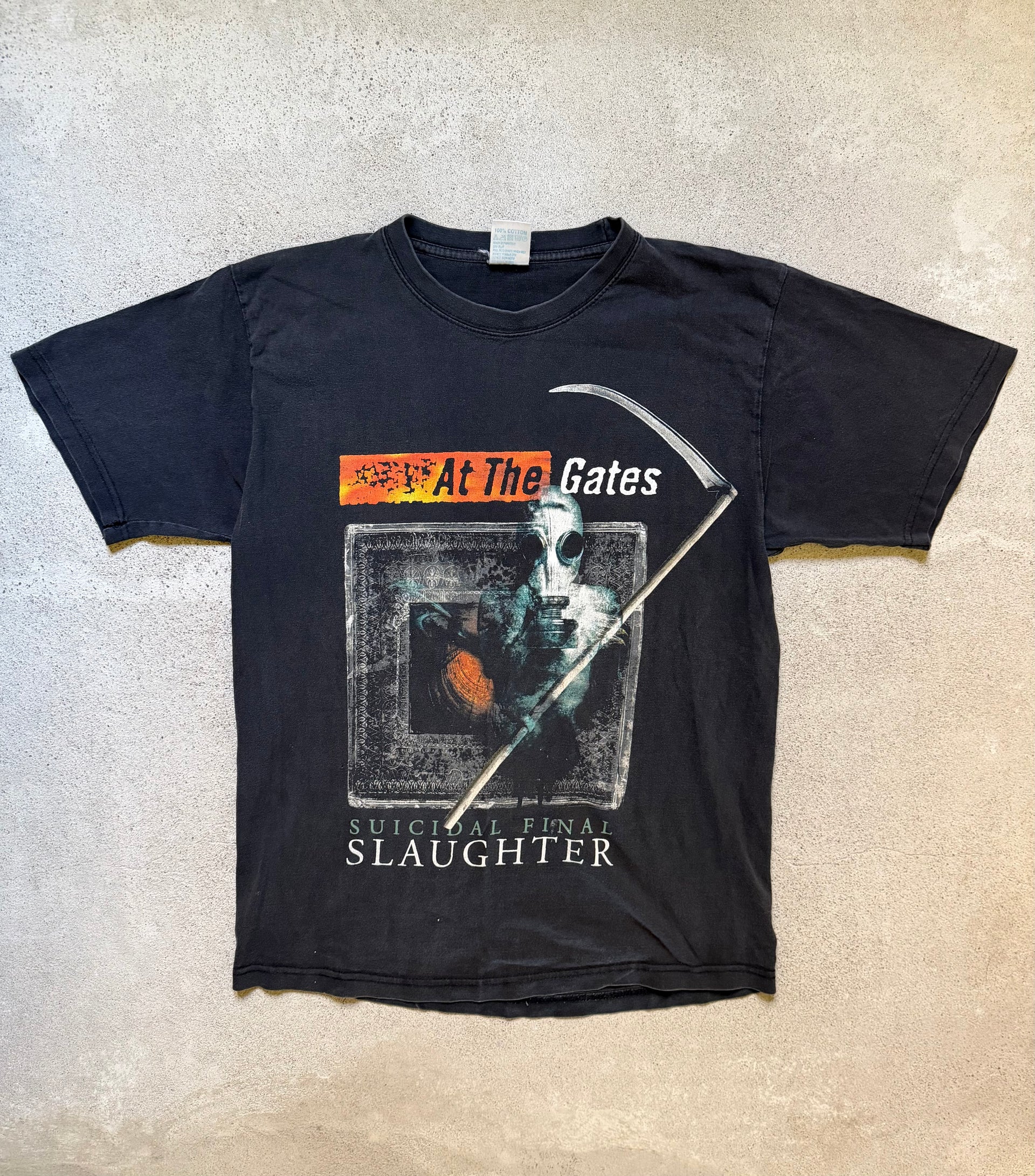 2000s At The Gates Suicidal Final Slaughter Tour T-Shirt | Size L