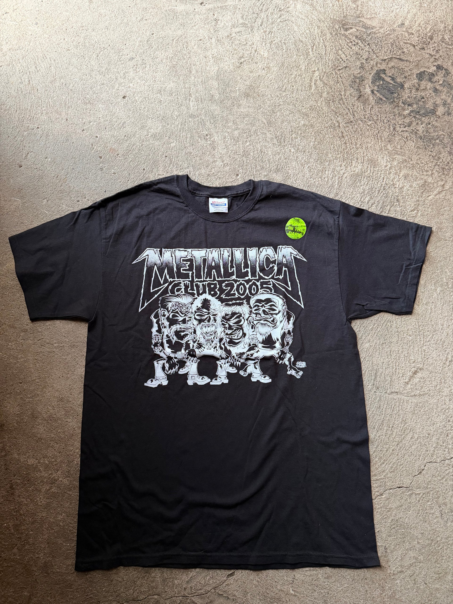 00s Metallica Club 2005 “Glow in the Dark” Tee | Size L