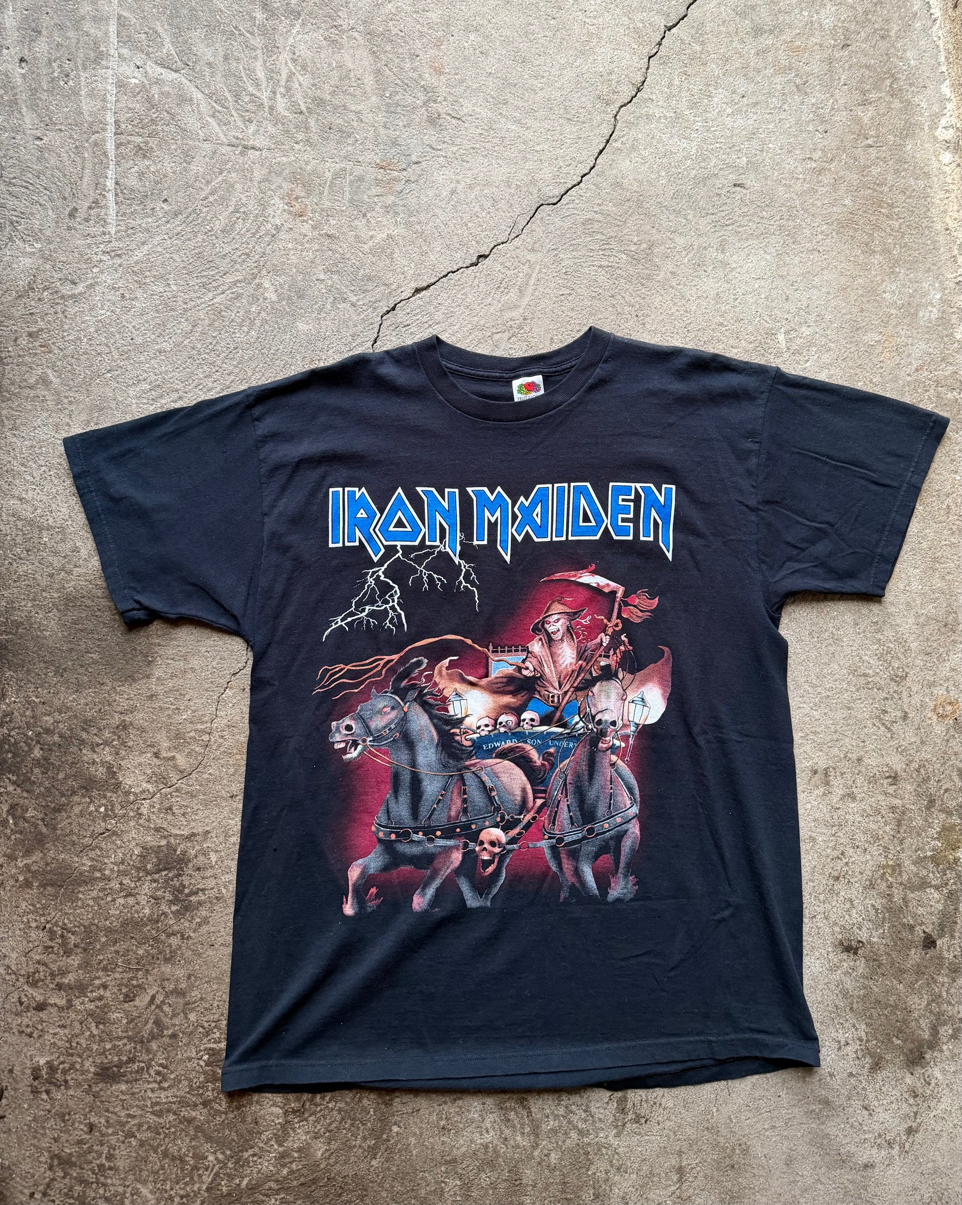 00s Iron Maiden Death on the road T-Shirt | Size XL