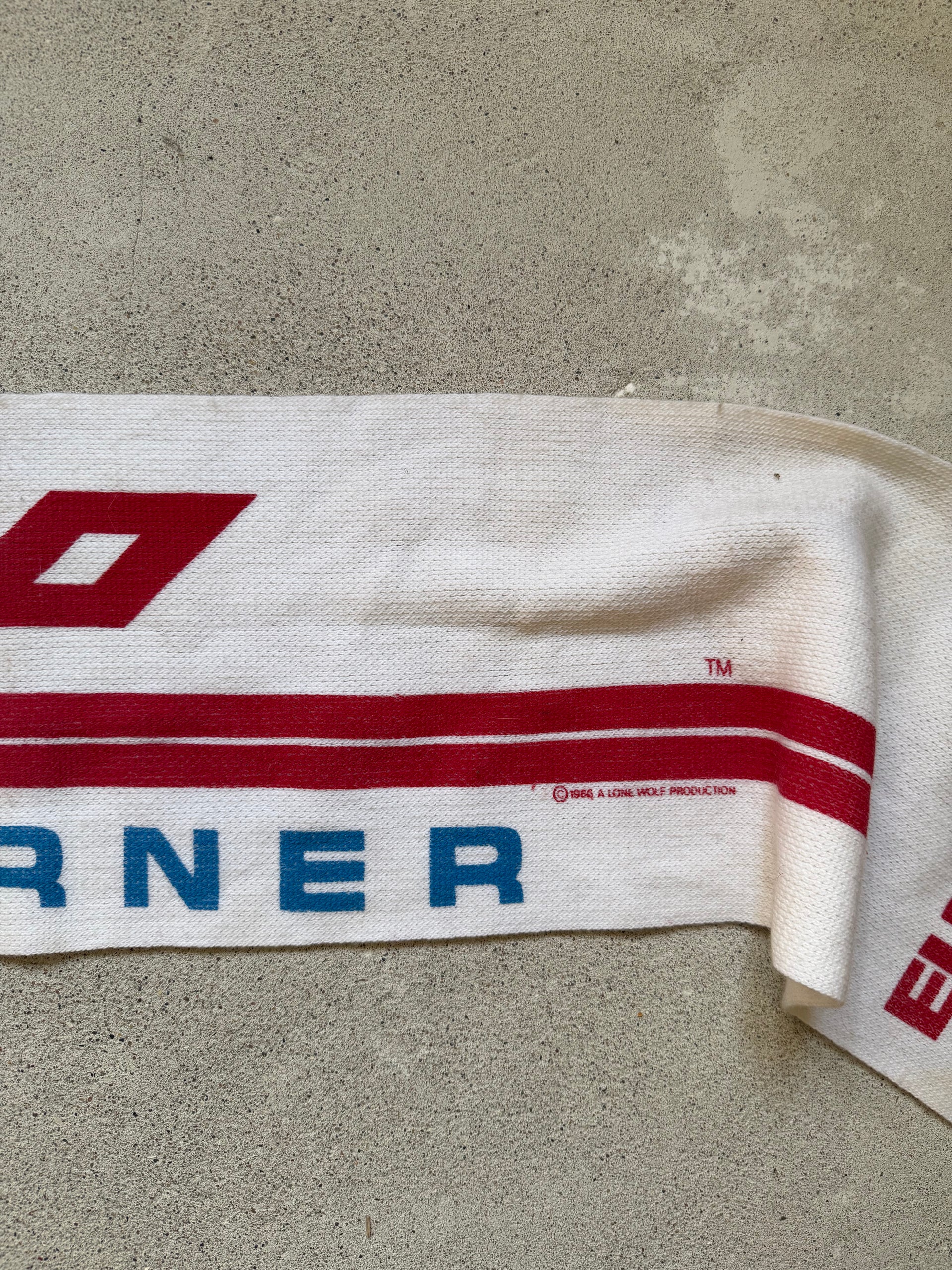 80s ZZ Top Afterburner Europe 1986 Scarf