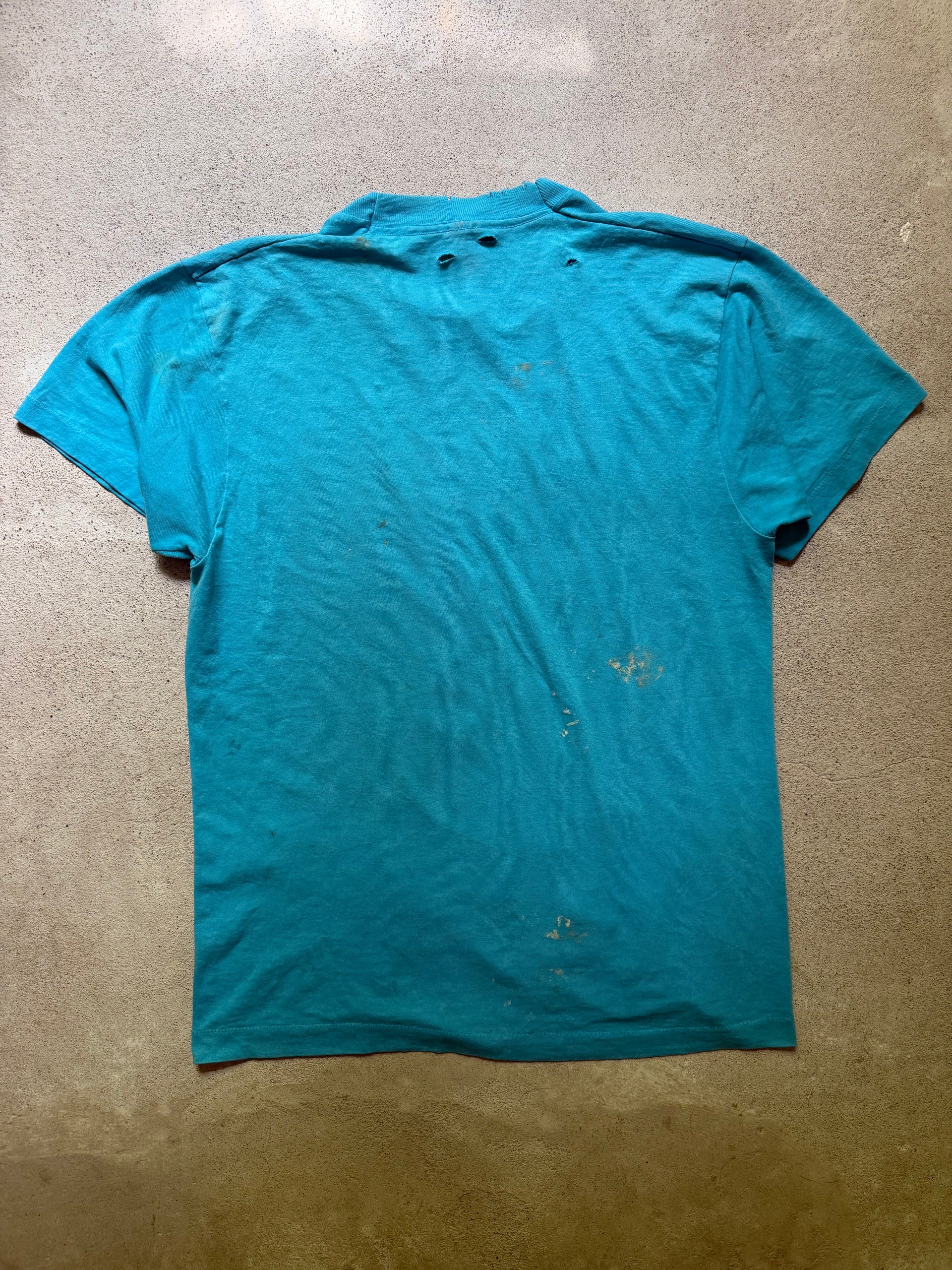 80s Distressed Paint T-Shirt | Size XL
