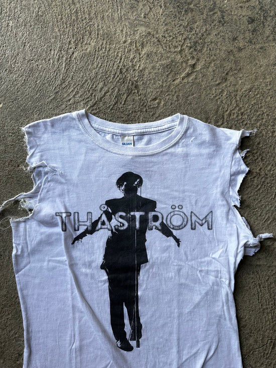 Thåström Cut-Off Distressed Tee | Size S/M