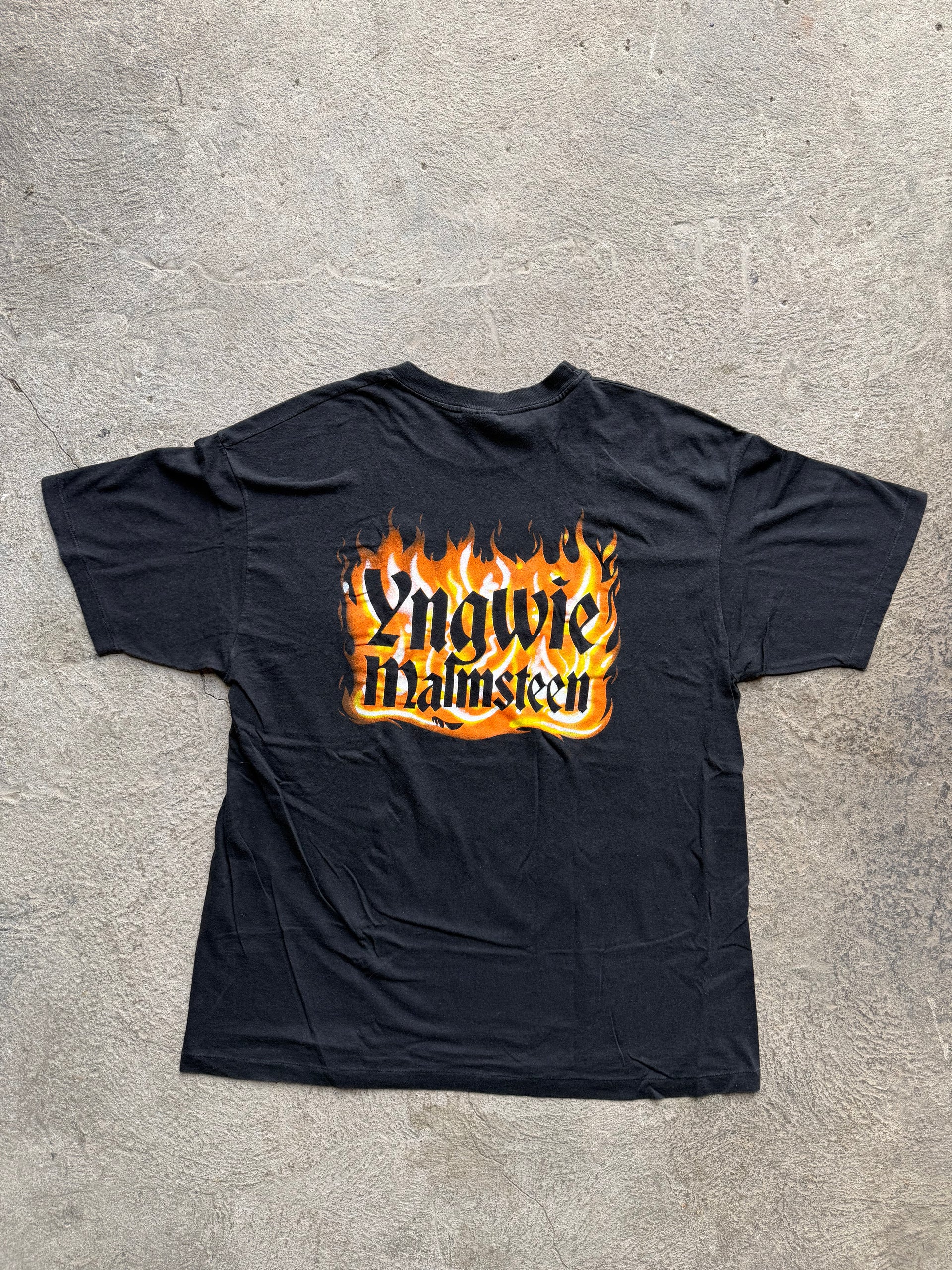 Yngwie Malmsteen Flames 1991 Vintage Tee | Size XL