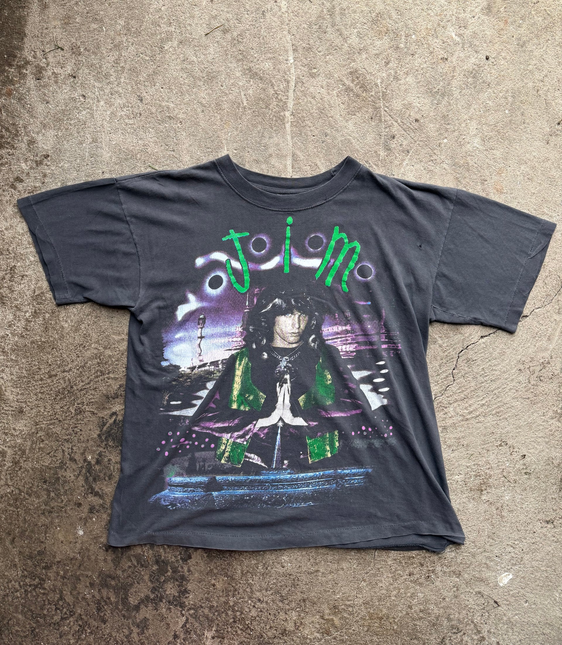 90s Jim Morrison Psychedelic Tee | Size L