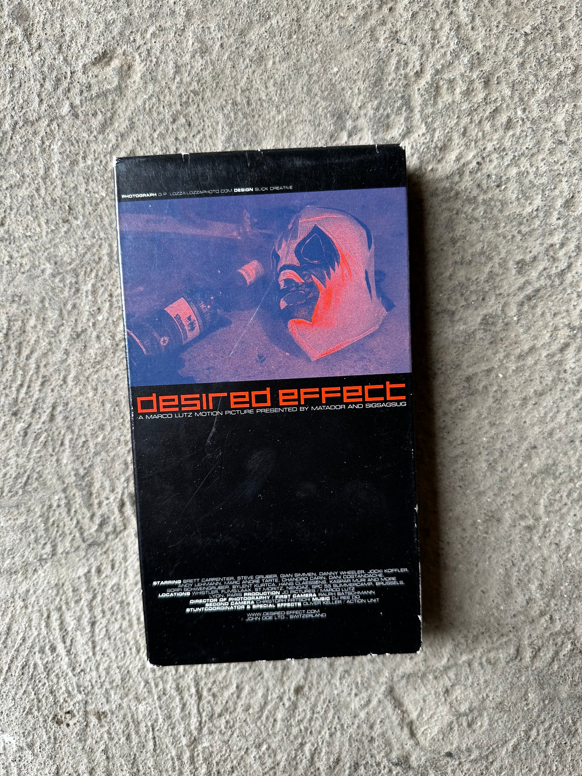 Desired Effect Snowboard VHS (2001) | Rare Euro Snow Tape