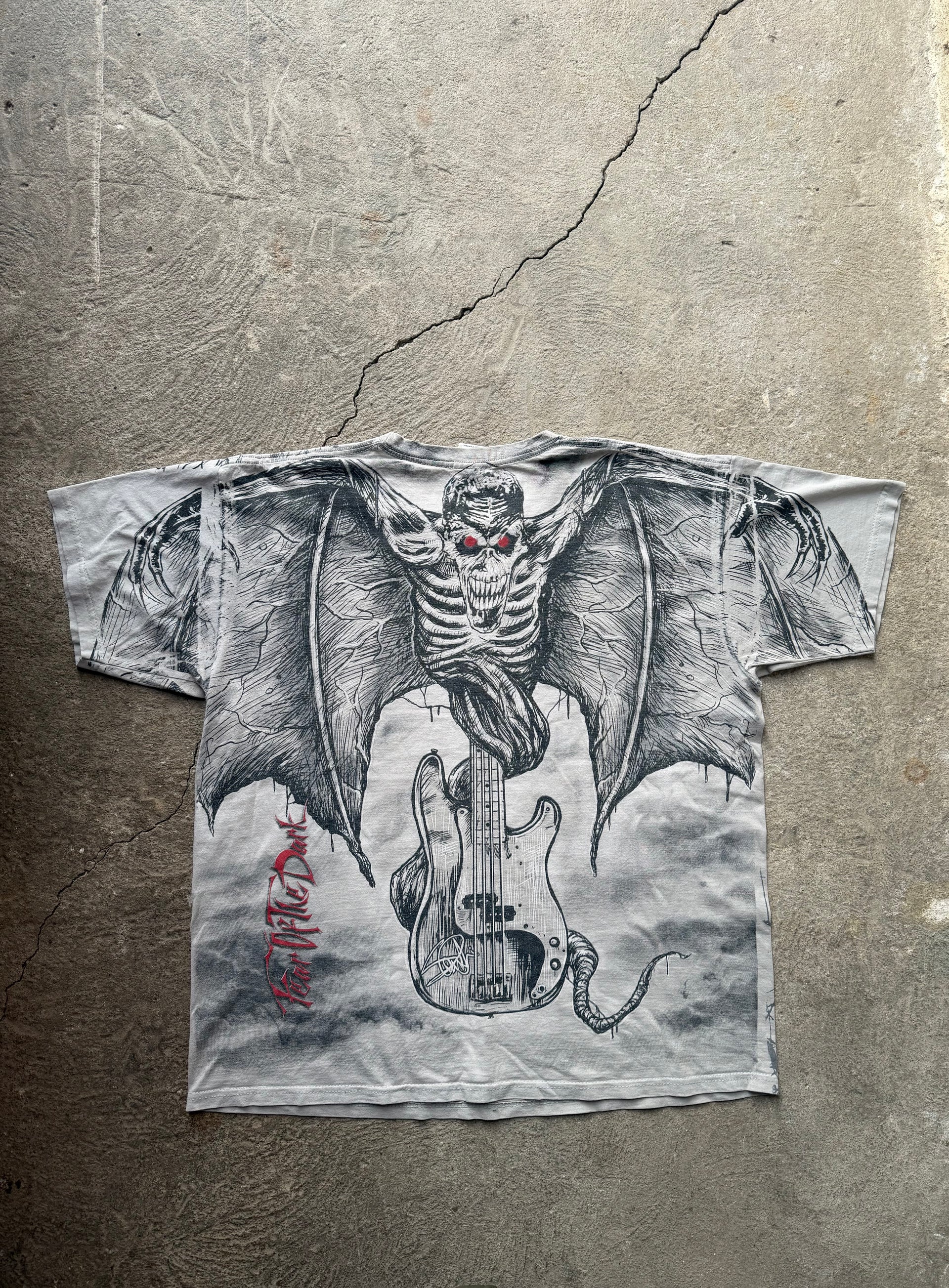 2010s Iron Maiden Fear Of The Dark shirt all over print | size XL