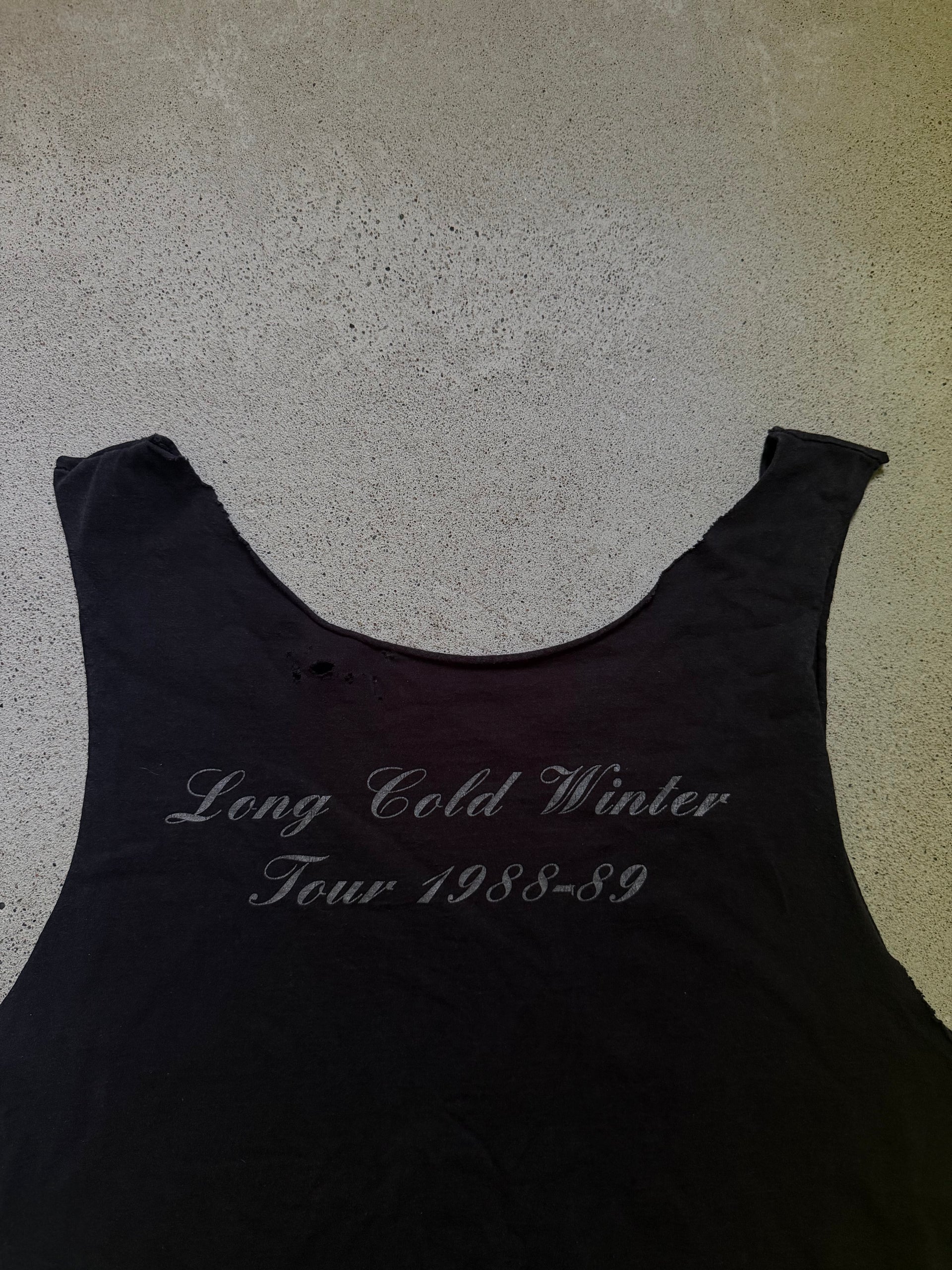 1980s Cinderella “Long Cold Winter Tour ” Cut-Off Tee | Size M