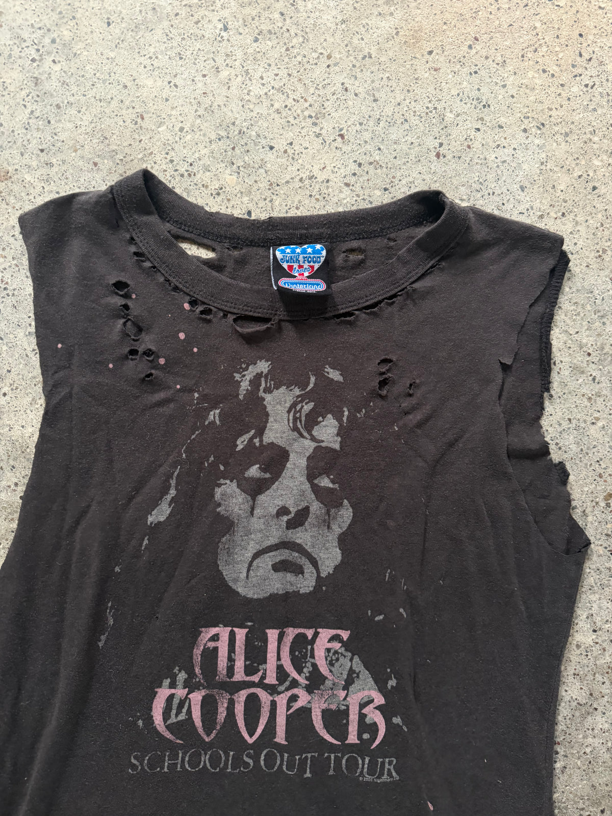 2000s Alice Cooper “School’s Out” Sleeveless T-Shirt | Size S