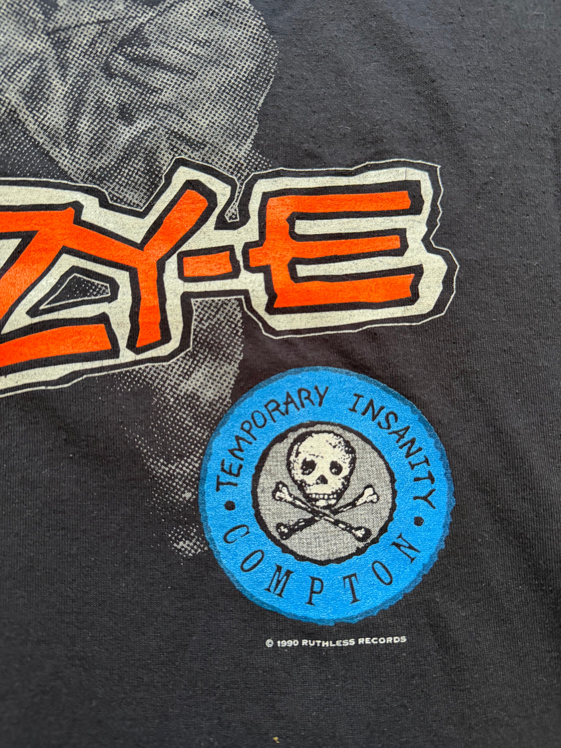 90s Eazy-E N.W.A Ruthless Records Tee 1990 | Size M