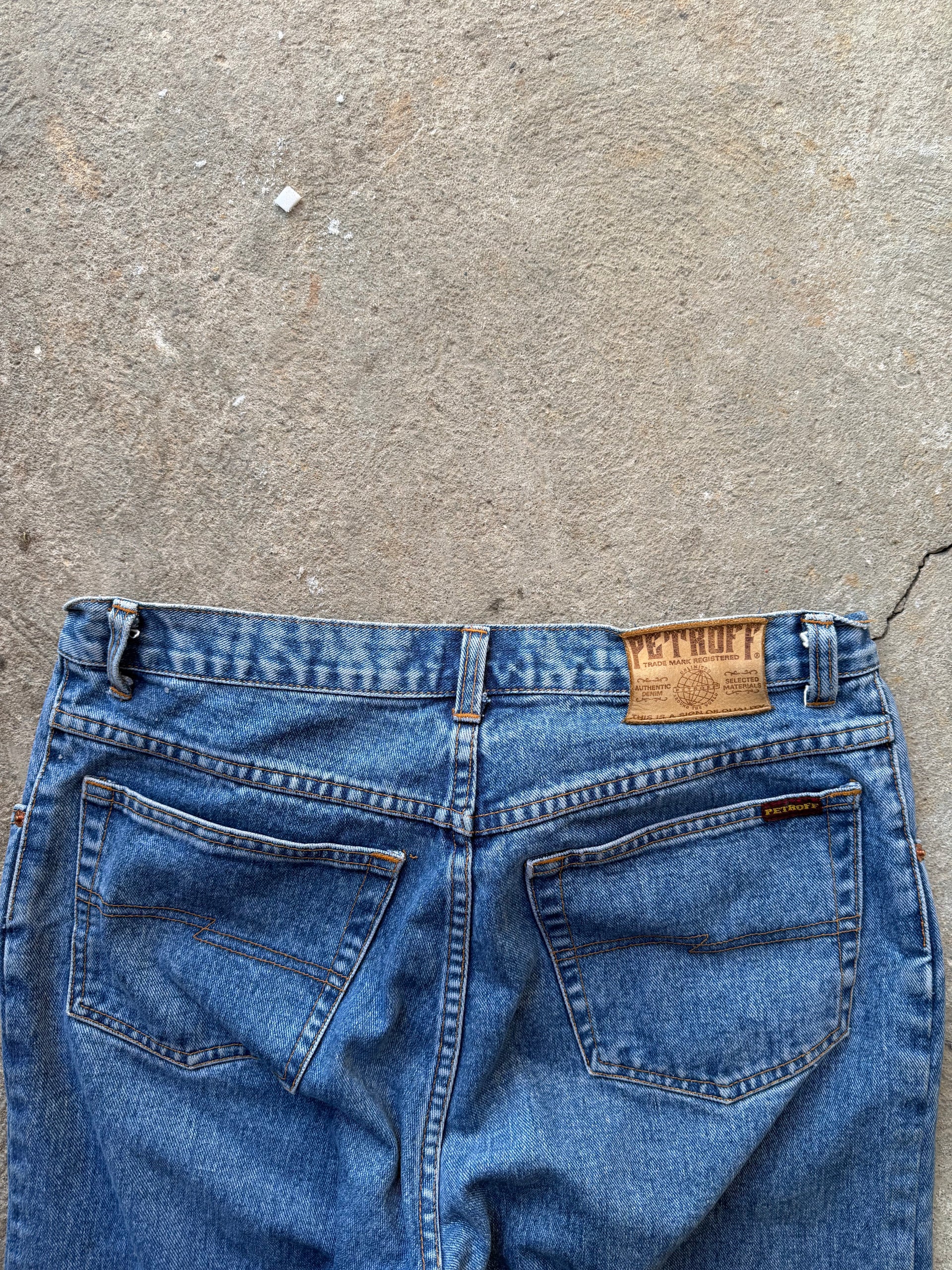 80s Petroff Denim Jeans | Size 33/33