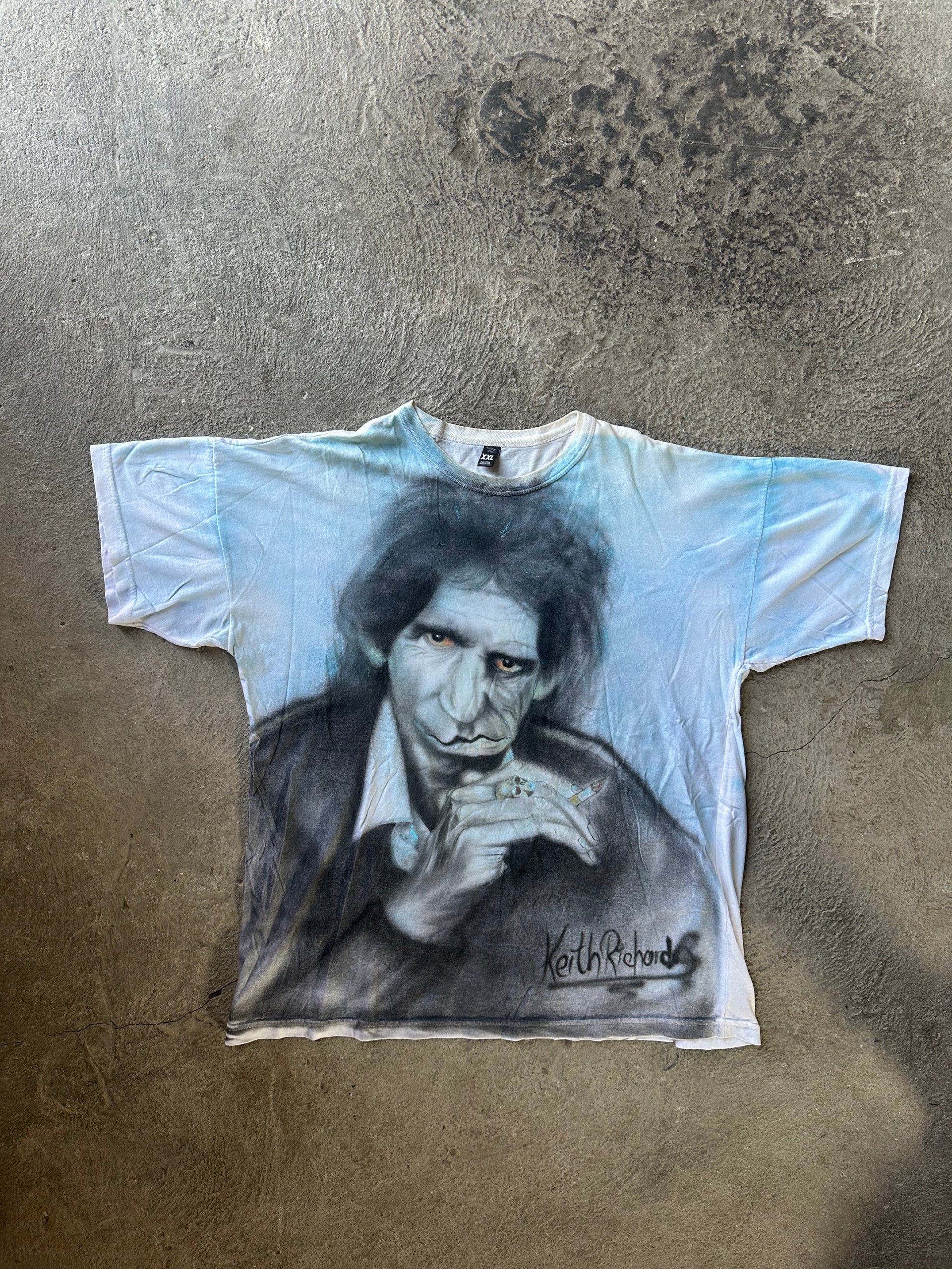 Keith Richards The Rolling Stones Argentina Bootleg Tee | Size XL