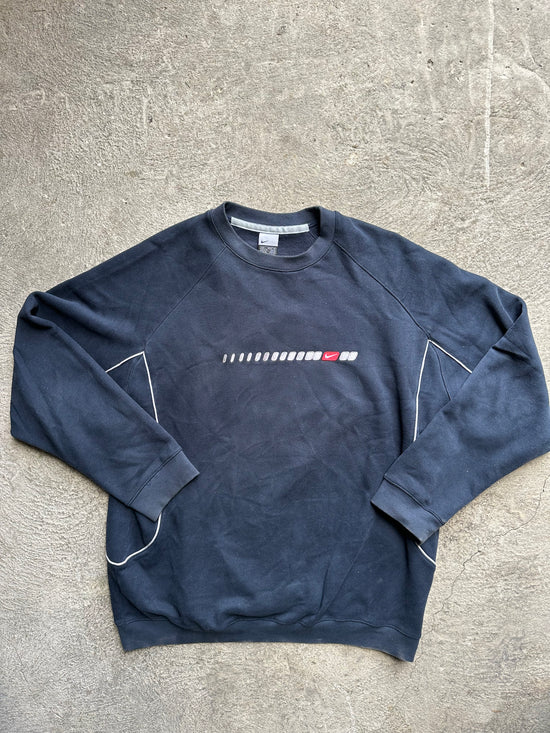 00s Nike Rare Swoosh Line Sweatshirt | Size L