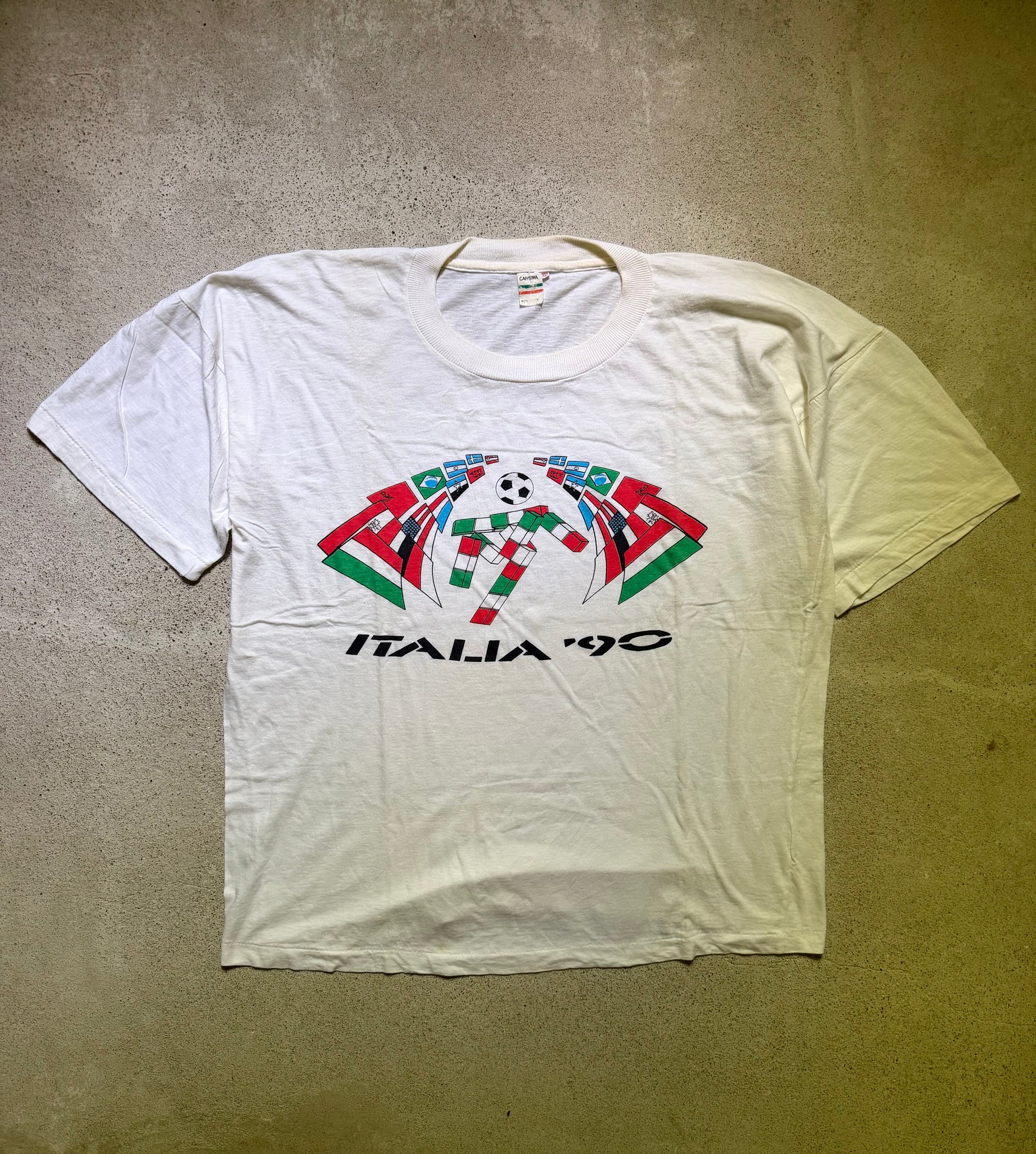 90s Italia Football ’World Cup T-Shirt | Size XL