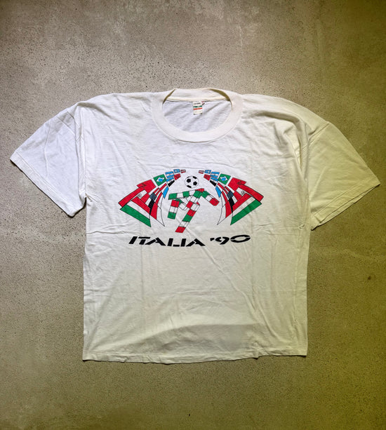 90s Italia Football ’World Cup T-Shirt | Size XL