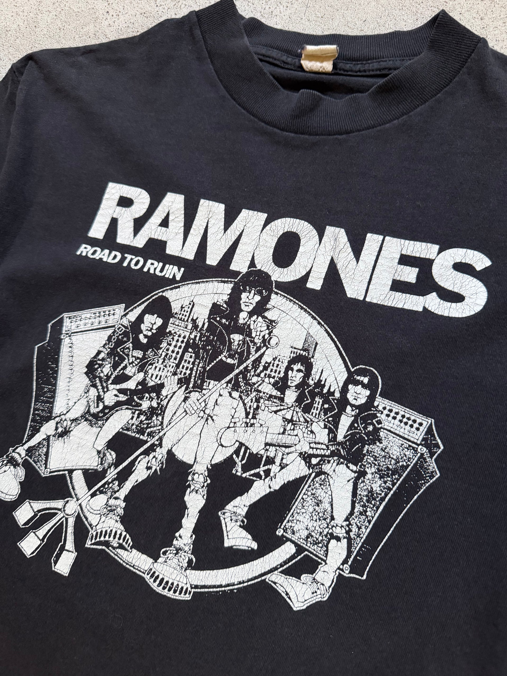 90s Ramones Road To Ruin T Shirt | Size M