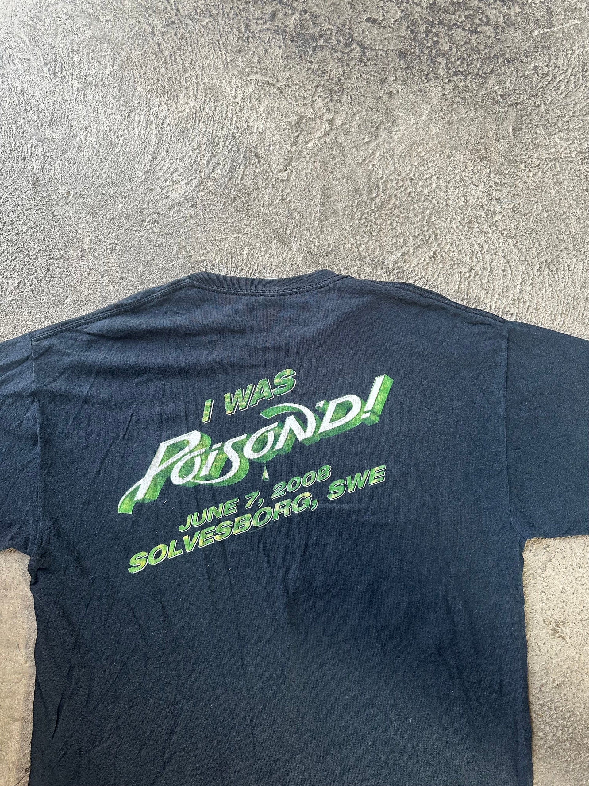 Poison Sweden Rock Festival 2008 Tee | Size XL