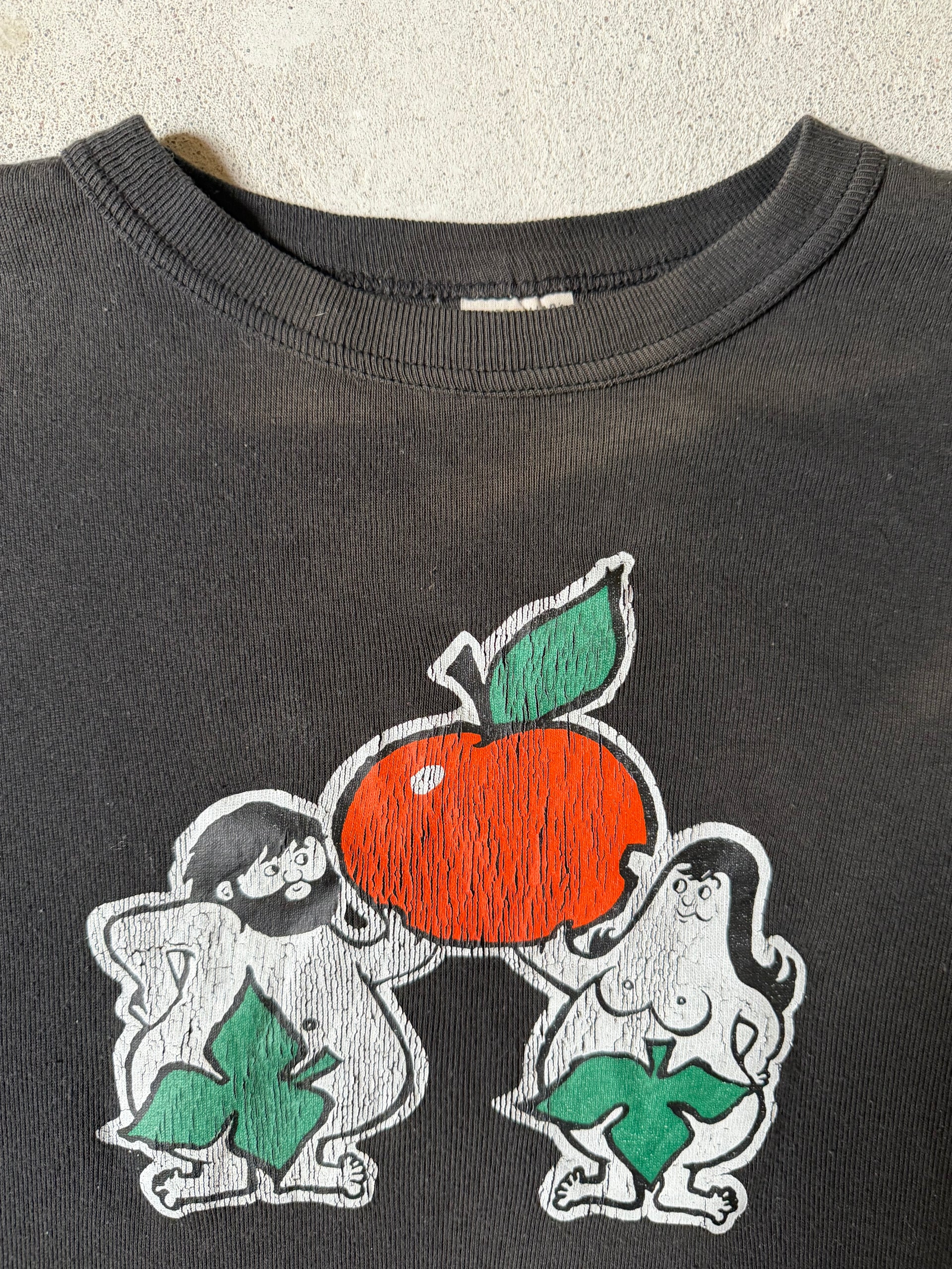 70s Adam & Eva Graphic Tee | M