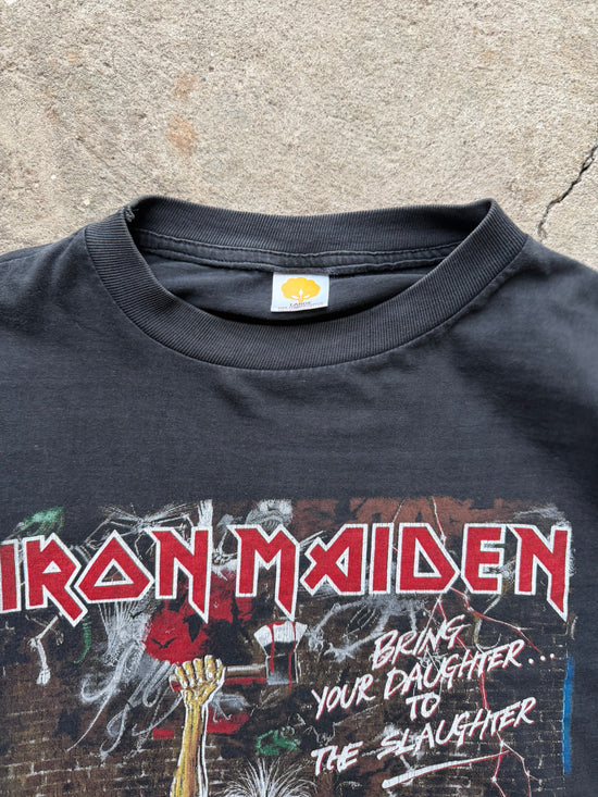 90s Iron Maiden “Bring Your Daughter to the Slaughter” Vintage Tee | Size L