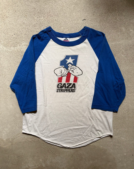 90s Gaza Strippers Raglan Tee | Size