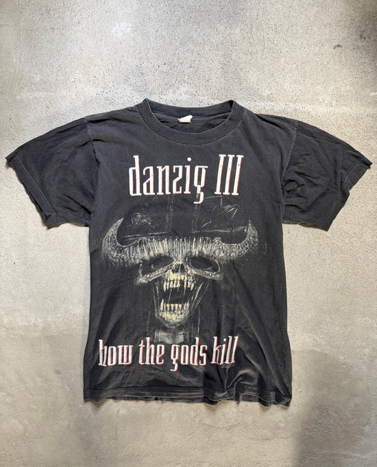 90s Danzig III How The Gods Kill Dirty Black Summer Tour T Shirt | Size L