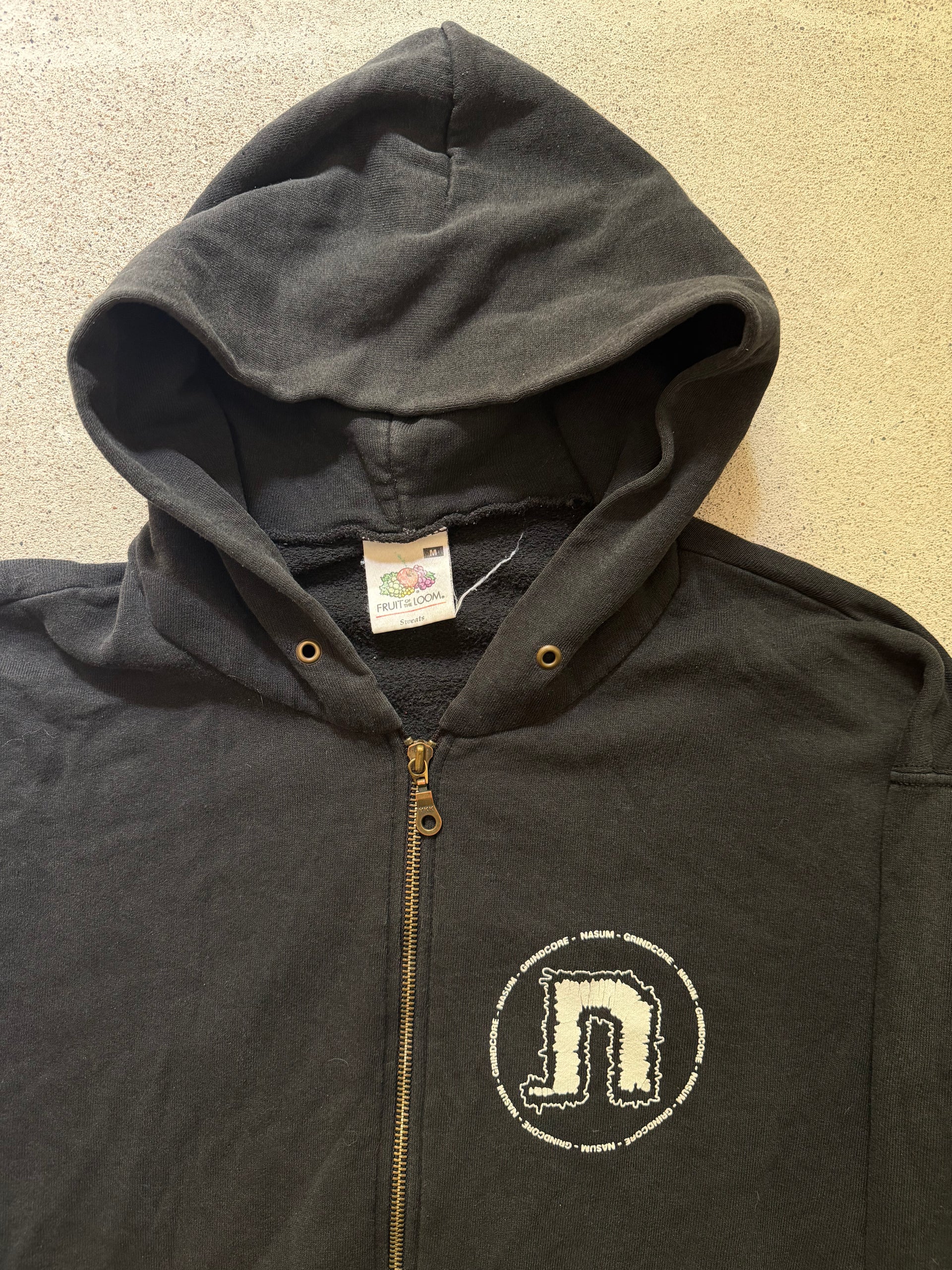 2000s Nasum Helvete Zip Hoodie | Size M