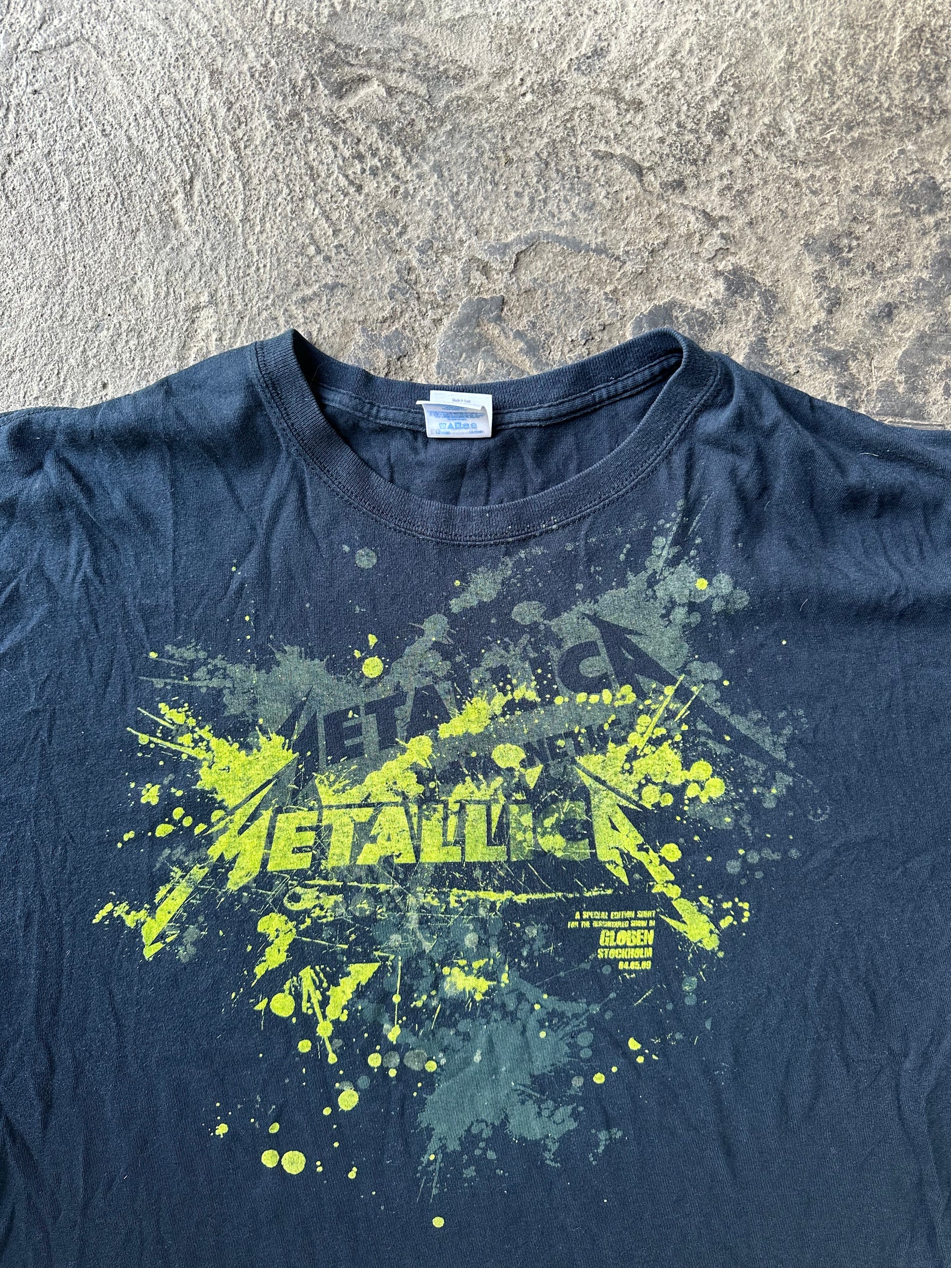Metallica Stockholm Sick of the Studio 2007 Vintage Tour Tee | Size XL