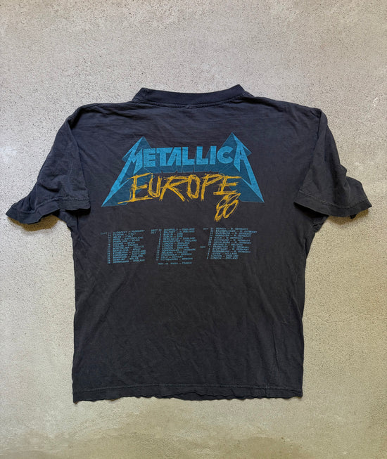 80s Metallica And Justice For All Europe 88 Tour Tee | Size XL