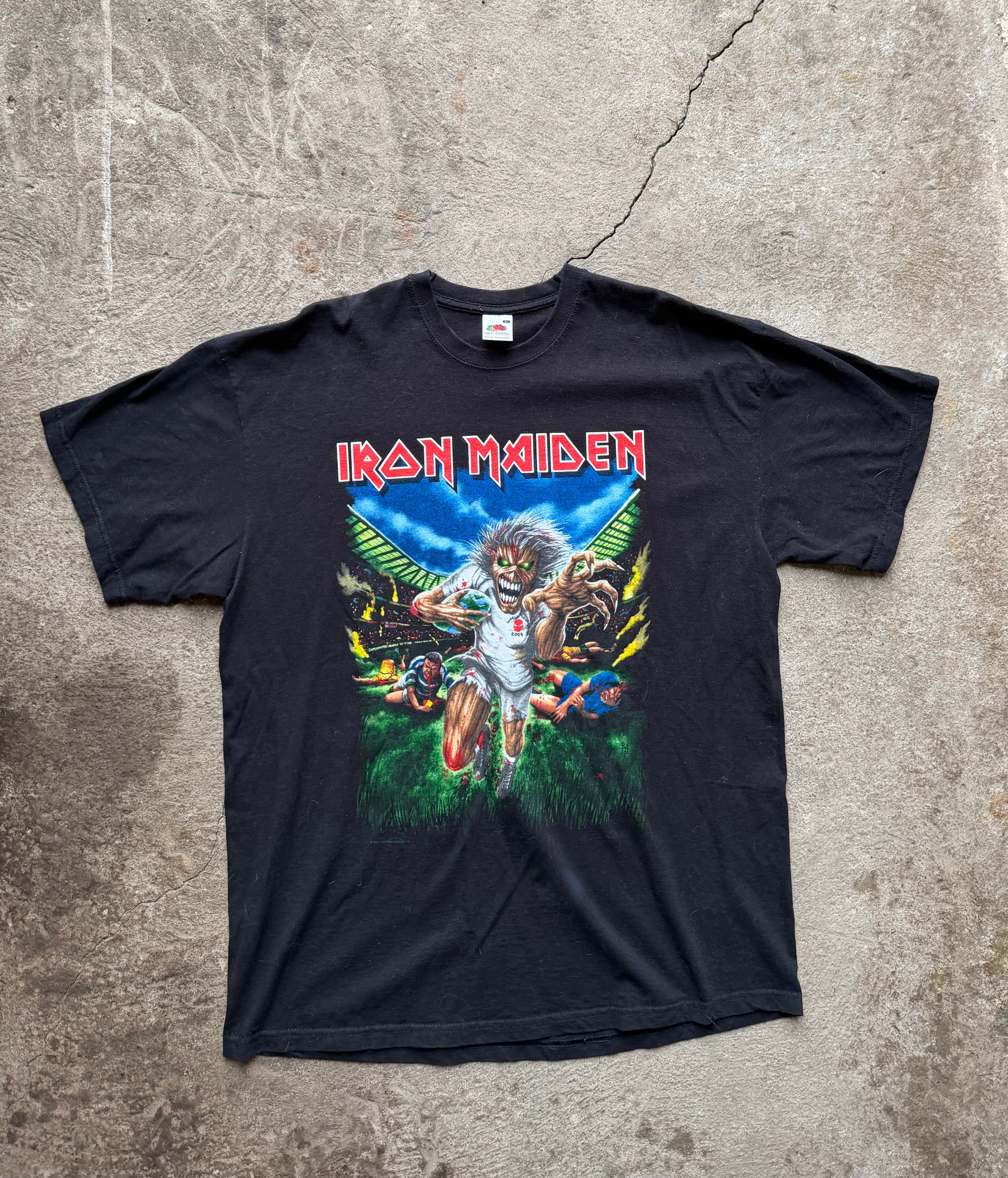 00s Iron Maiden “I Tried to Tackle Eddie at Twickenham” 2008 Tee | Size XL