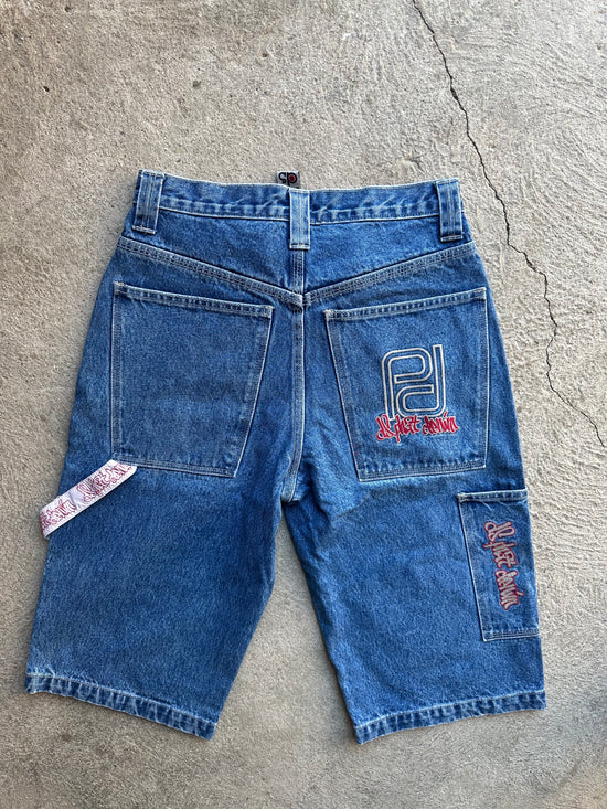 Phat Denim Y2K Embroidered Shorts | Size M