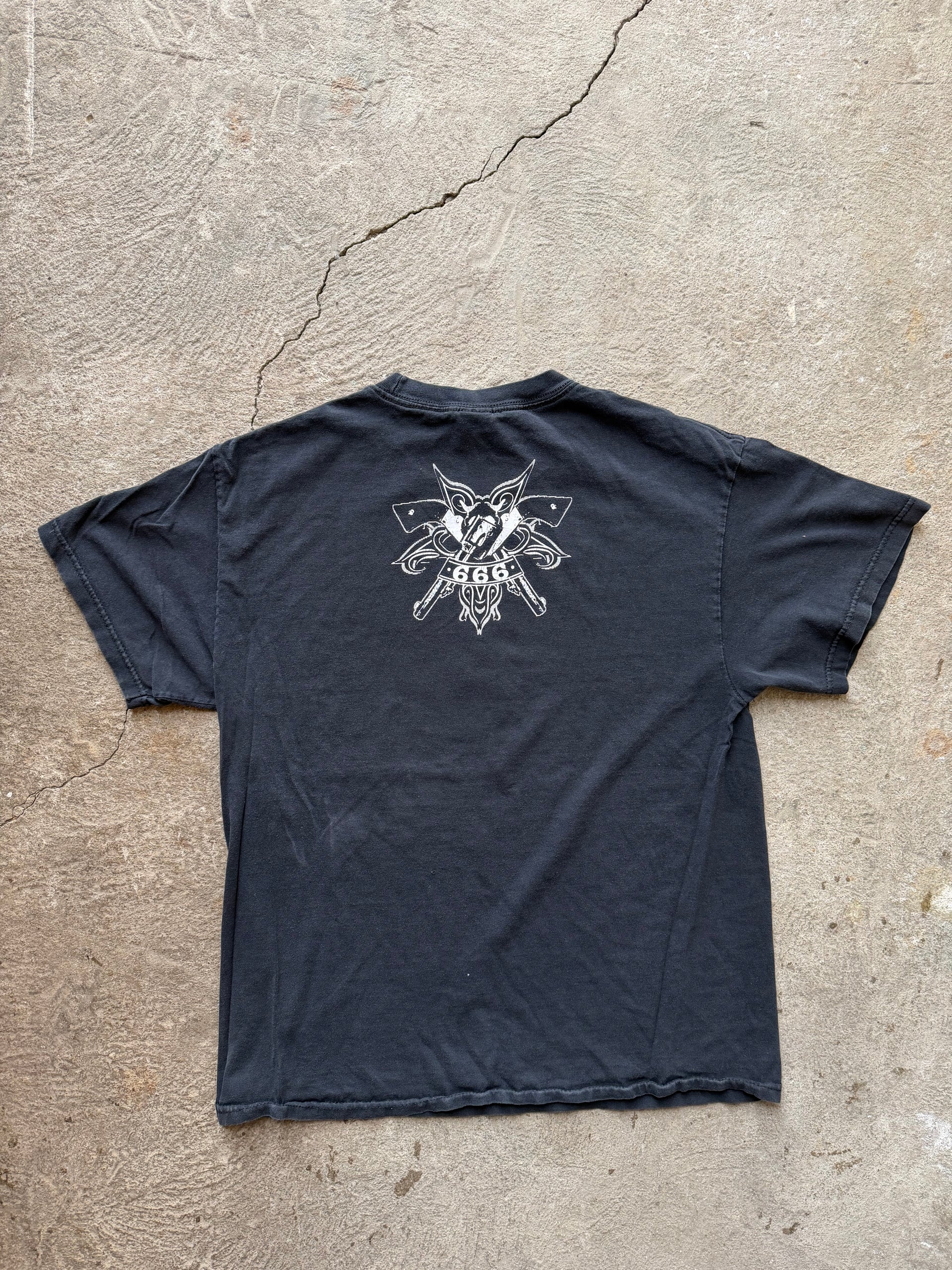 00s Ministry “Buck Satan & The 666 Shooters” Vintage Tee | Size L