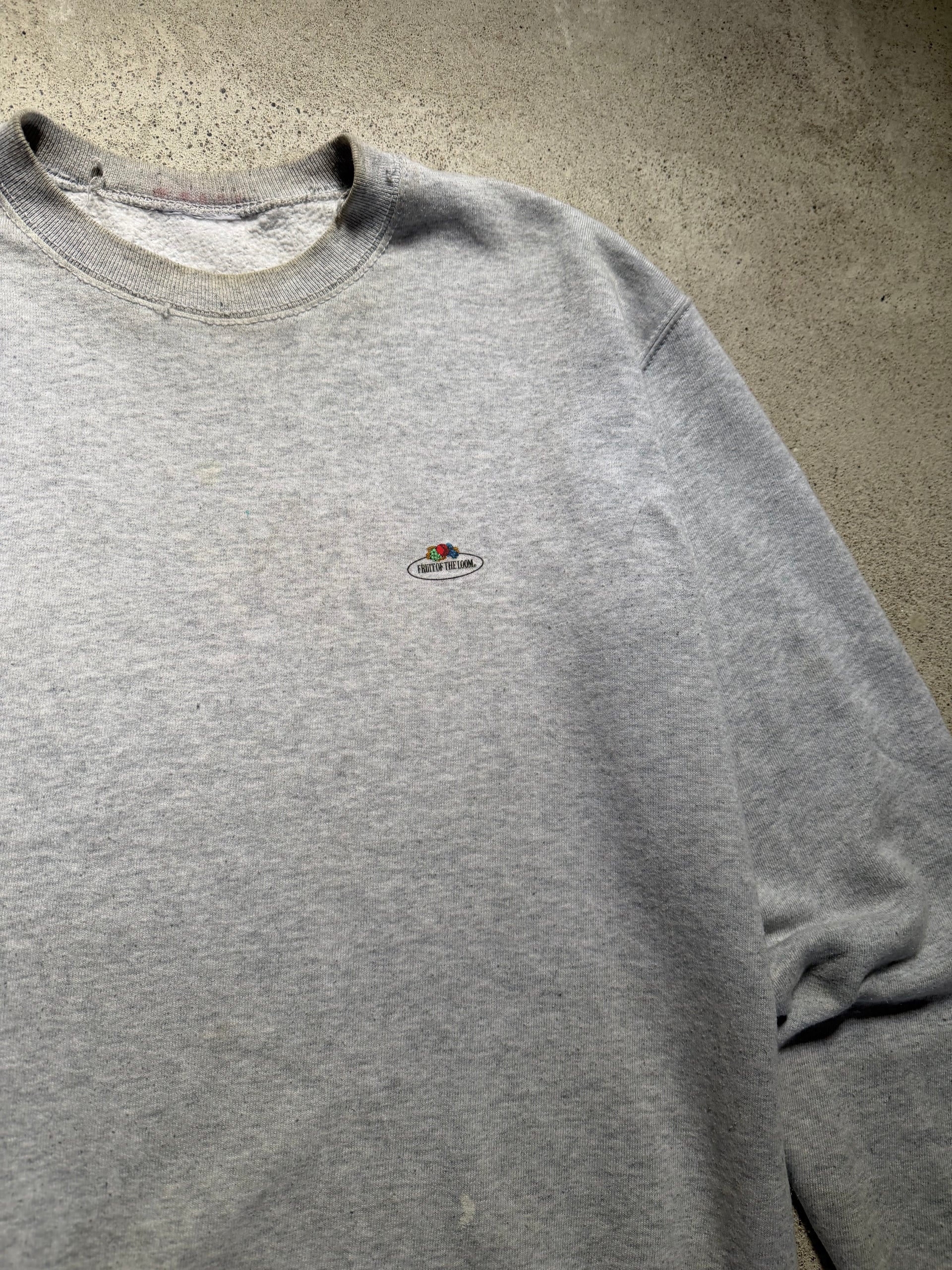 90s Fruit of the Loom Blank Sweatshirt | Size L