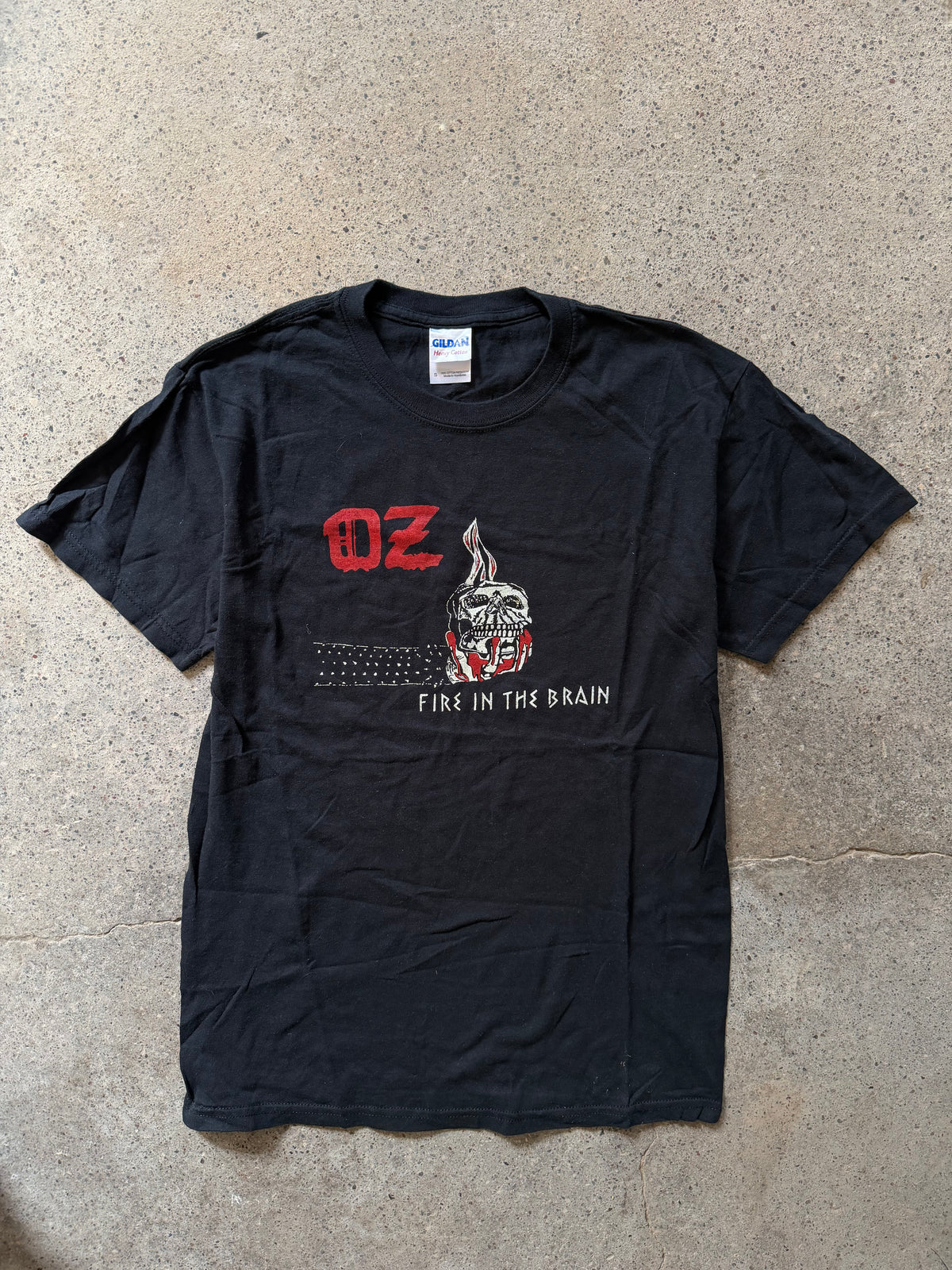 2000s Oz “Fire in the Brain” T-Shirt | Size S