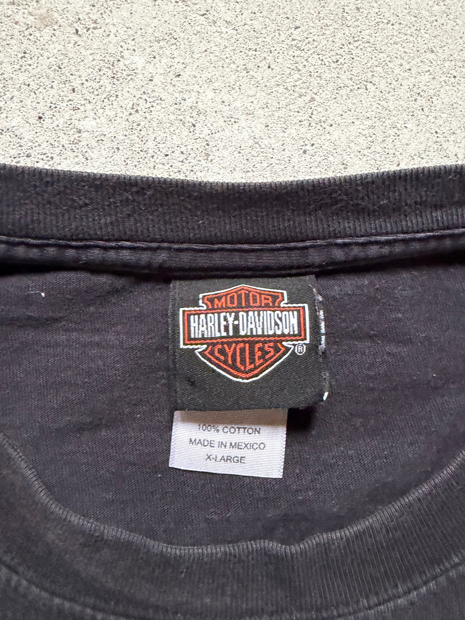 2000s Faded Harley-Davidson T-Shirt | Size XL