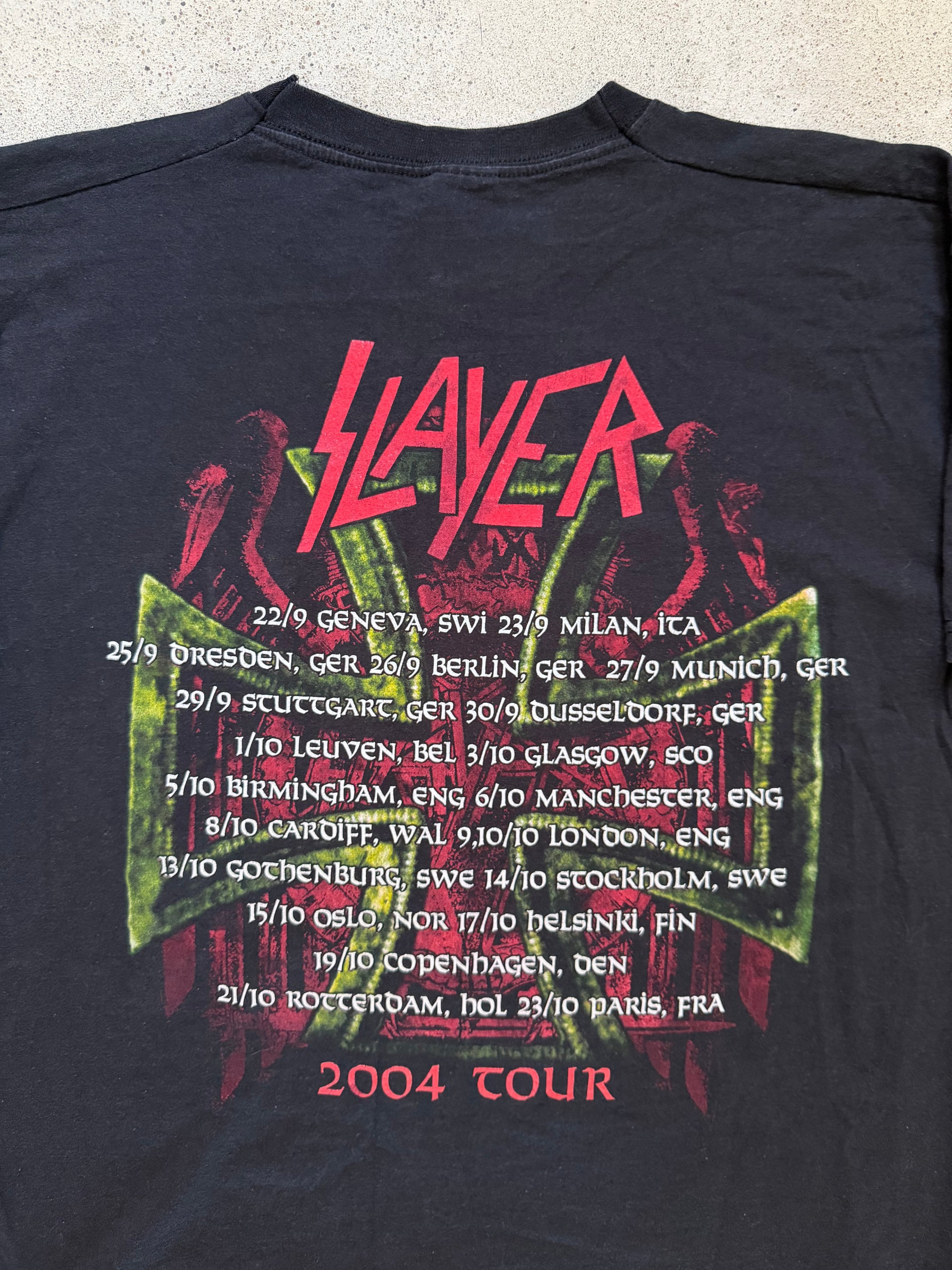 2000s Slayer Tour T-Shirt | Size XL