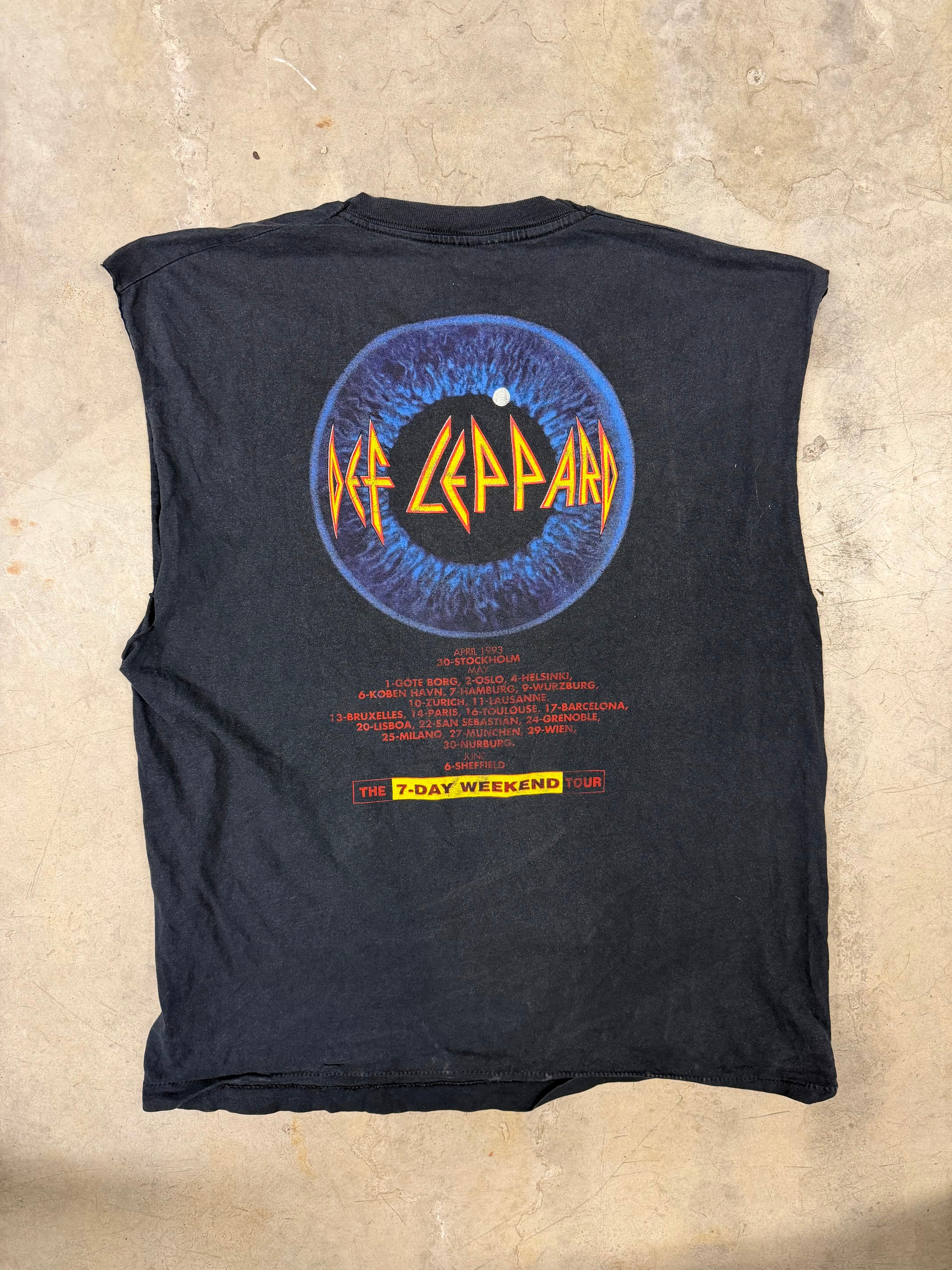 90s Def Leppard The 7-Day Weekend Tour Live | Size XL